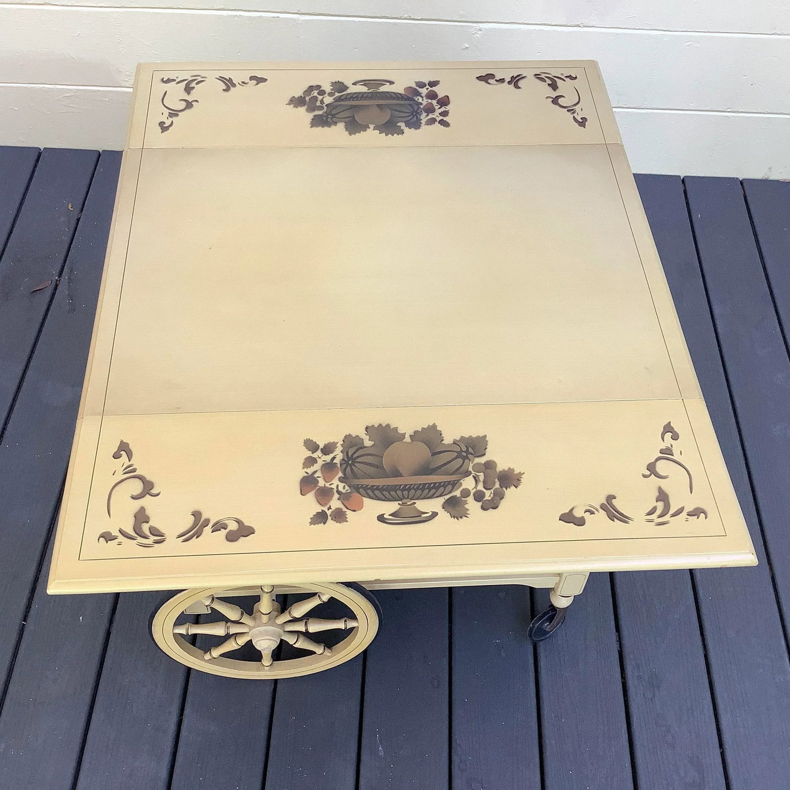 1950s Vintage Heywood Wakefield Tea Cart - 8