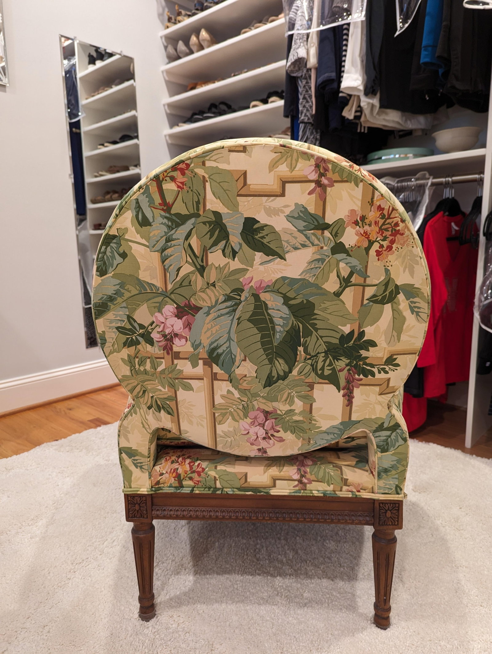 1990s Baker Furniture Louis XVI Style Slipper Chair - 11