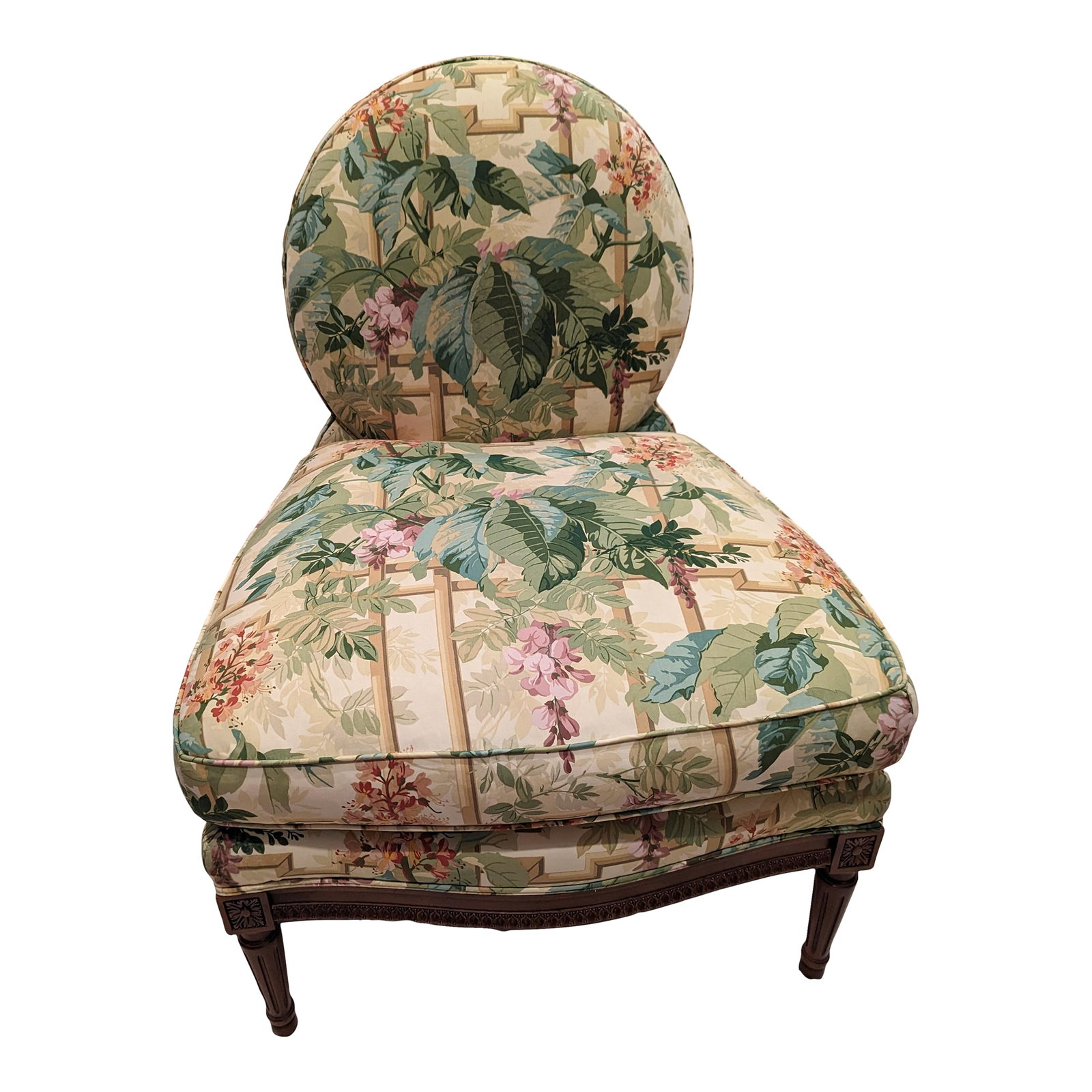 1990s Baker Furniture Louis XVI Style Slipper Chair (1 of 11)
