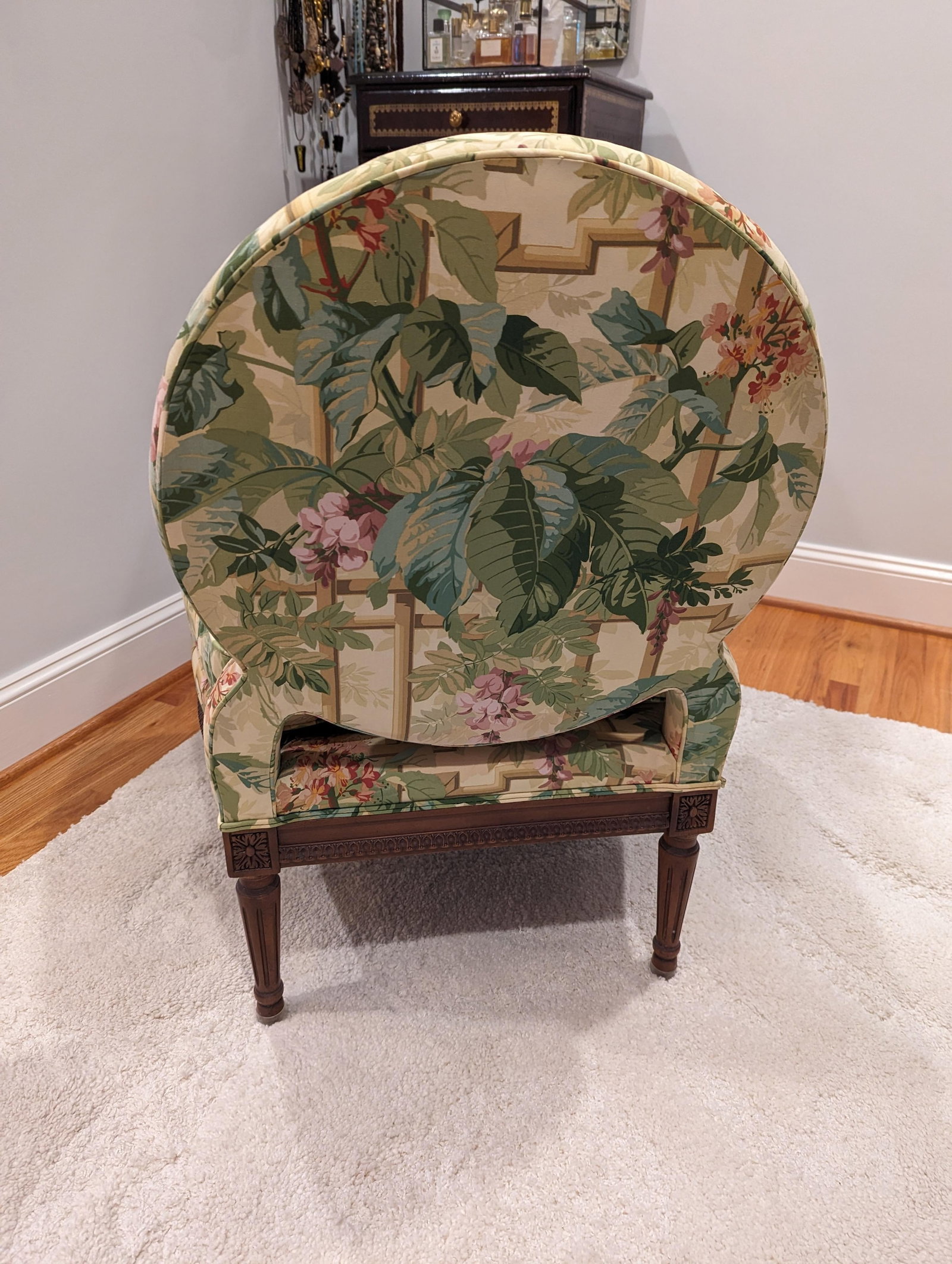 1990s Baker Furniture Louis XVI Style Slipper Chair - 3