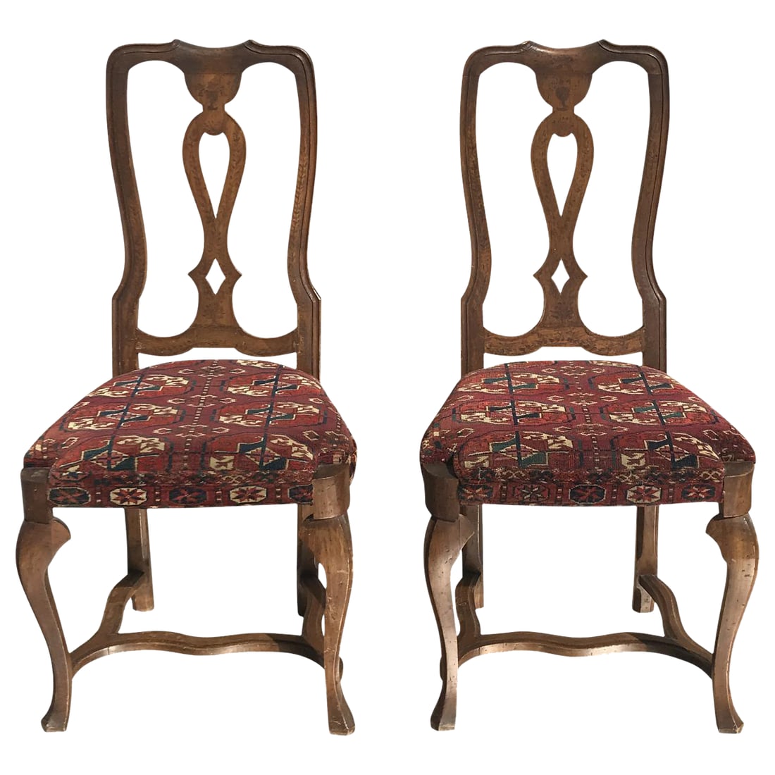 19th Century Continental Side Chairs - A Pair (1 of 6)