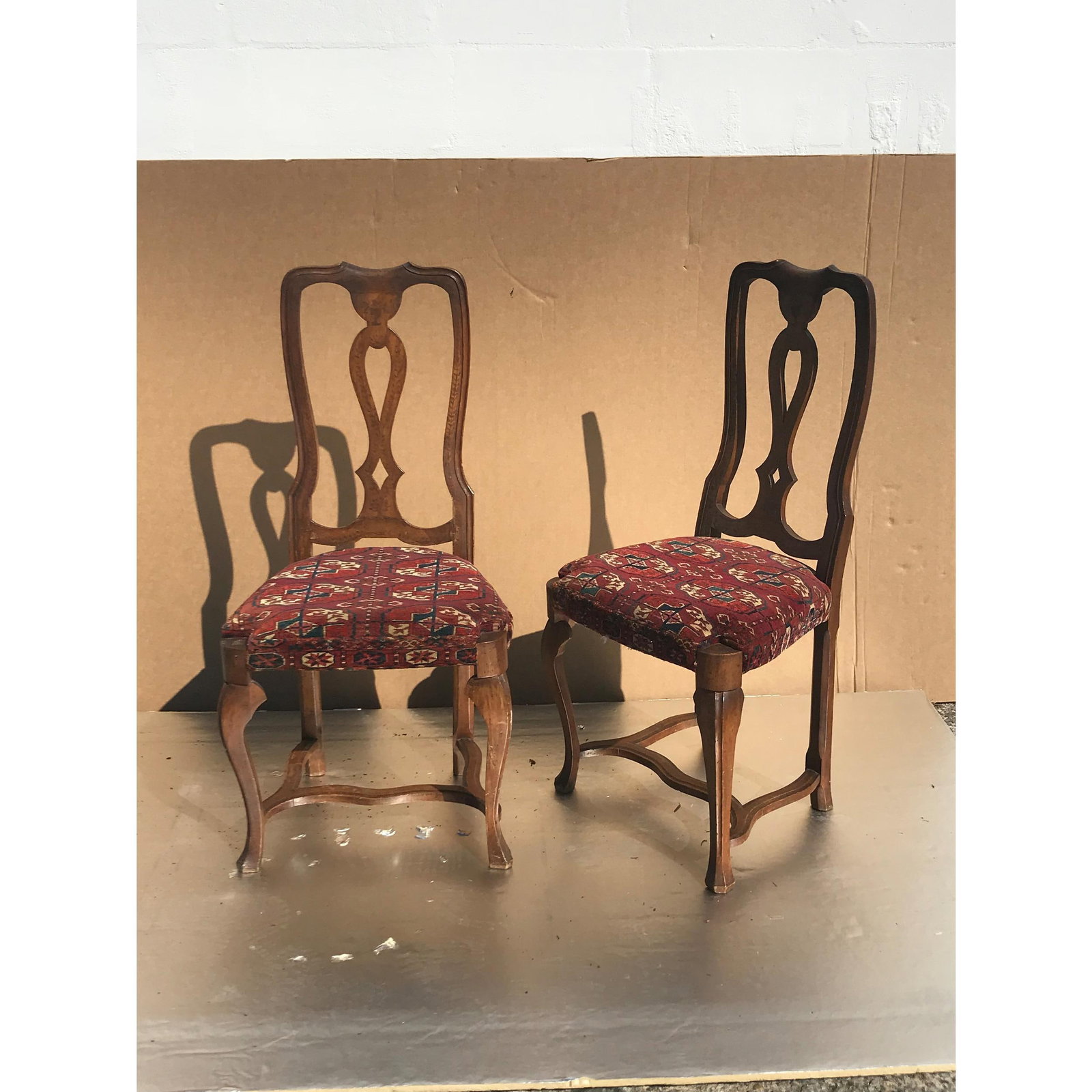19th Century Continental Side Chairs - A Pair - 2