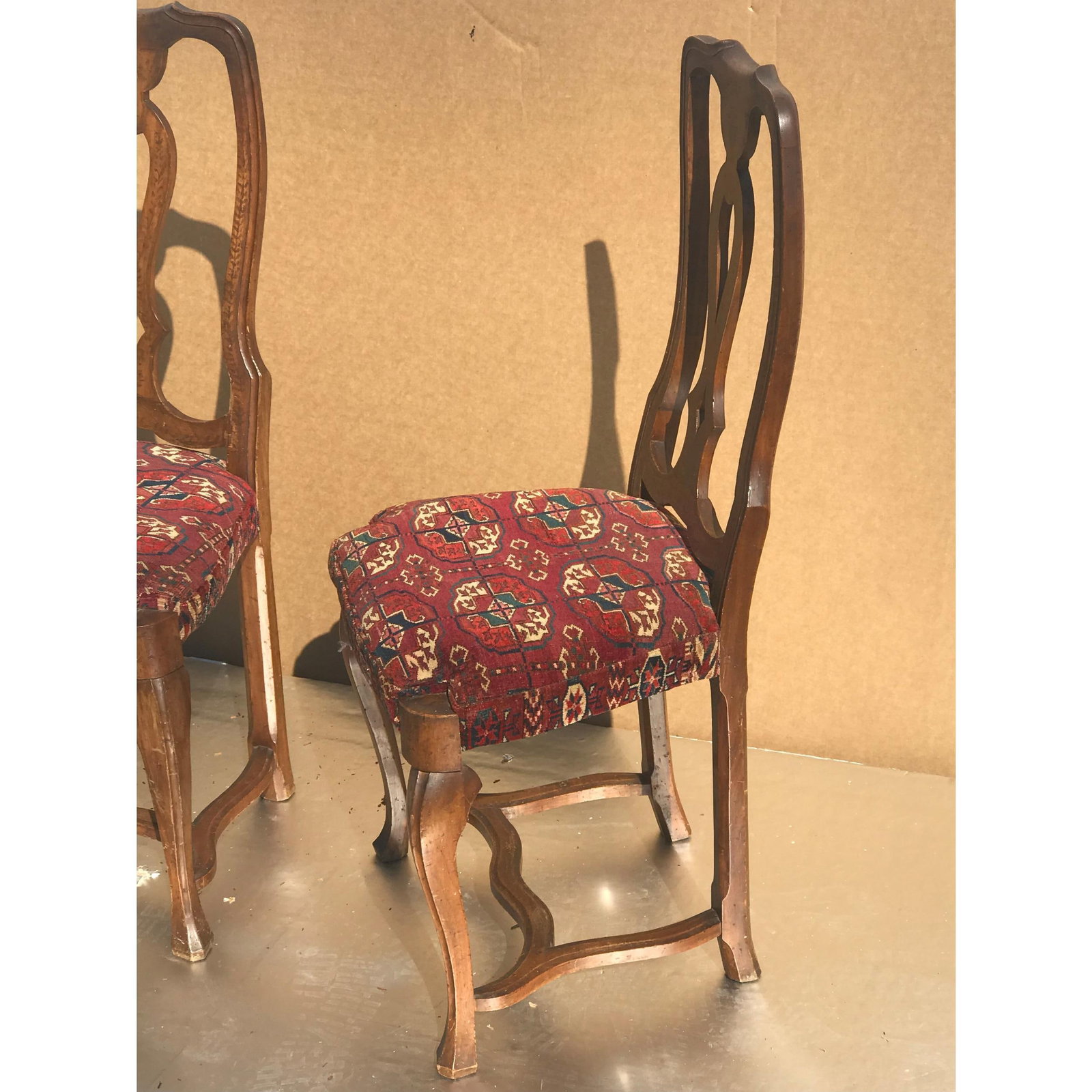 19th Century Continental Side Chairs - A Pair - 4
