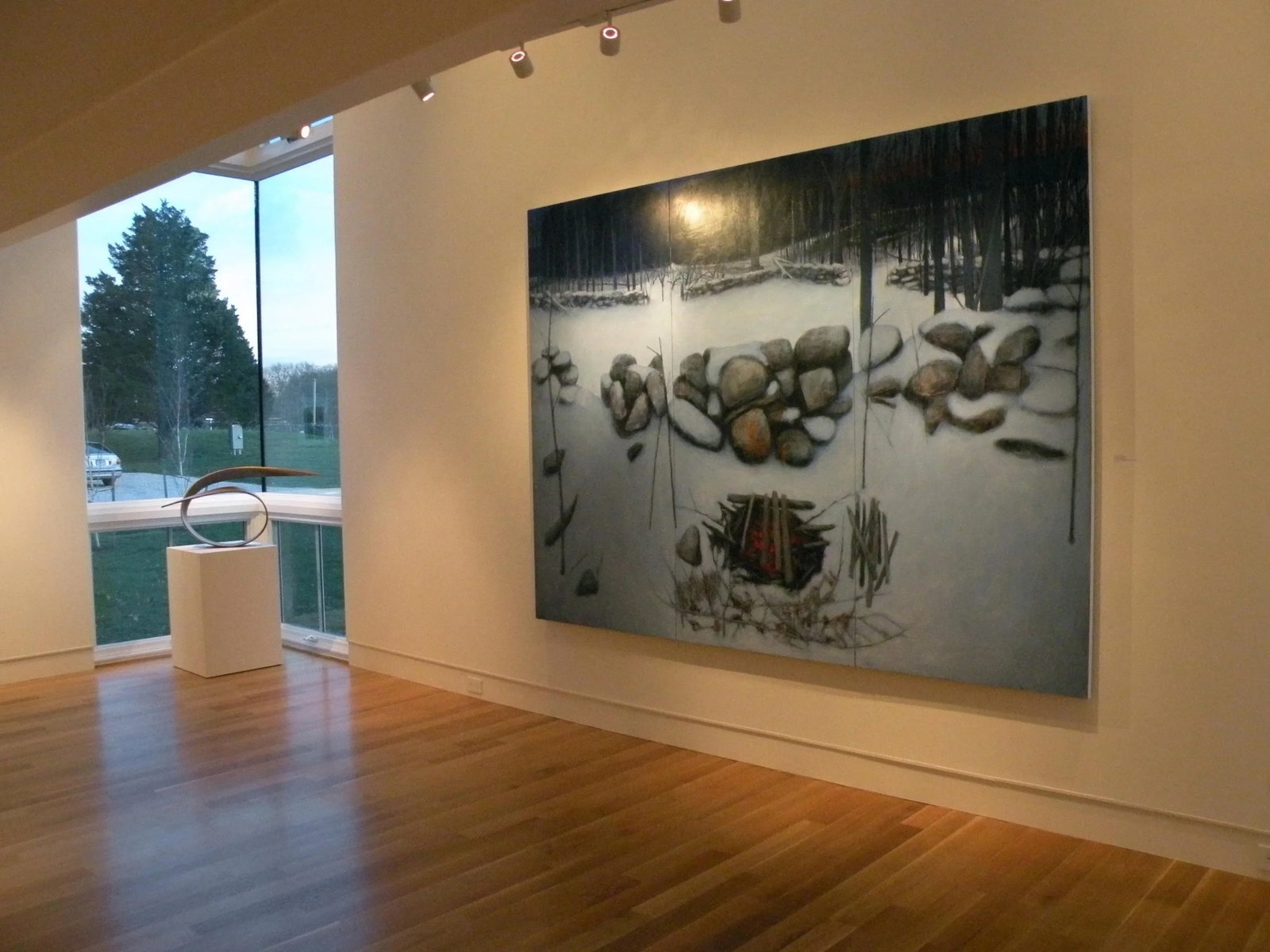 "Miles From Nowhere",Very Large Contemporary Acrylic Triptych Painting", by Stephen Remick - 12