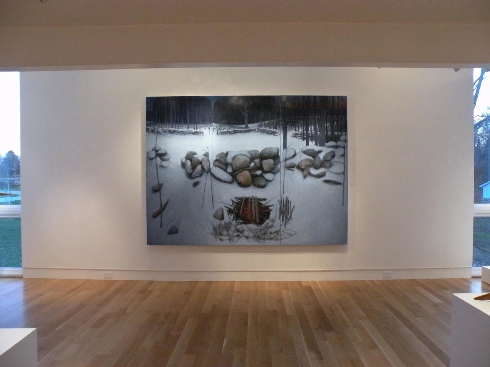"Miles From Nowhere",Very Large Contemporary Acrylic Triptych Painting", by Stephen Remick - 2