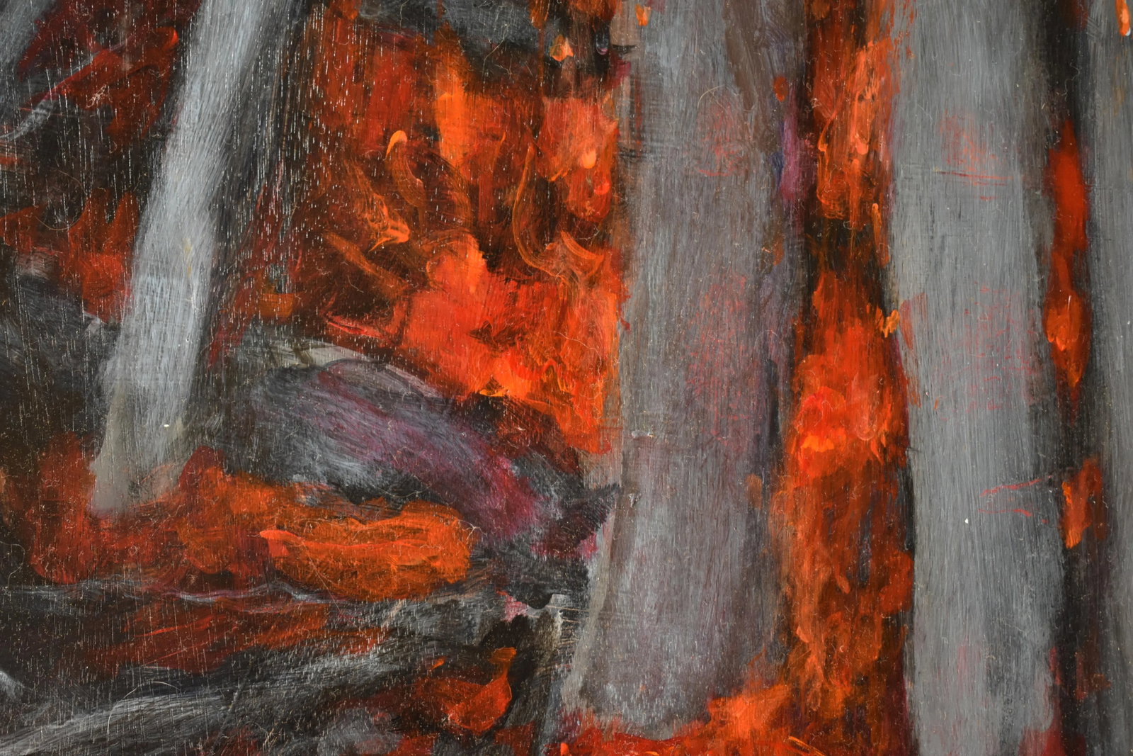 "Miles From Nowhere",Very Large Contemporary Acrylic Triptych Painting", by Stephen Remick - 7