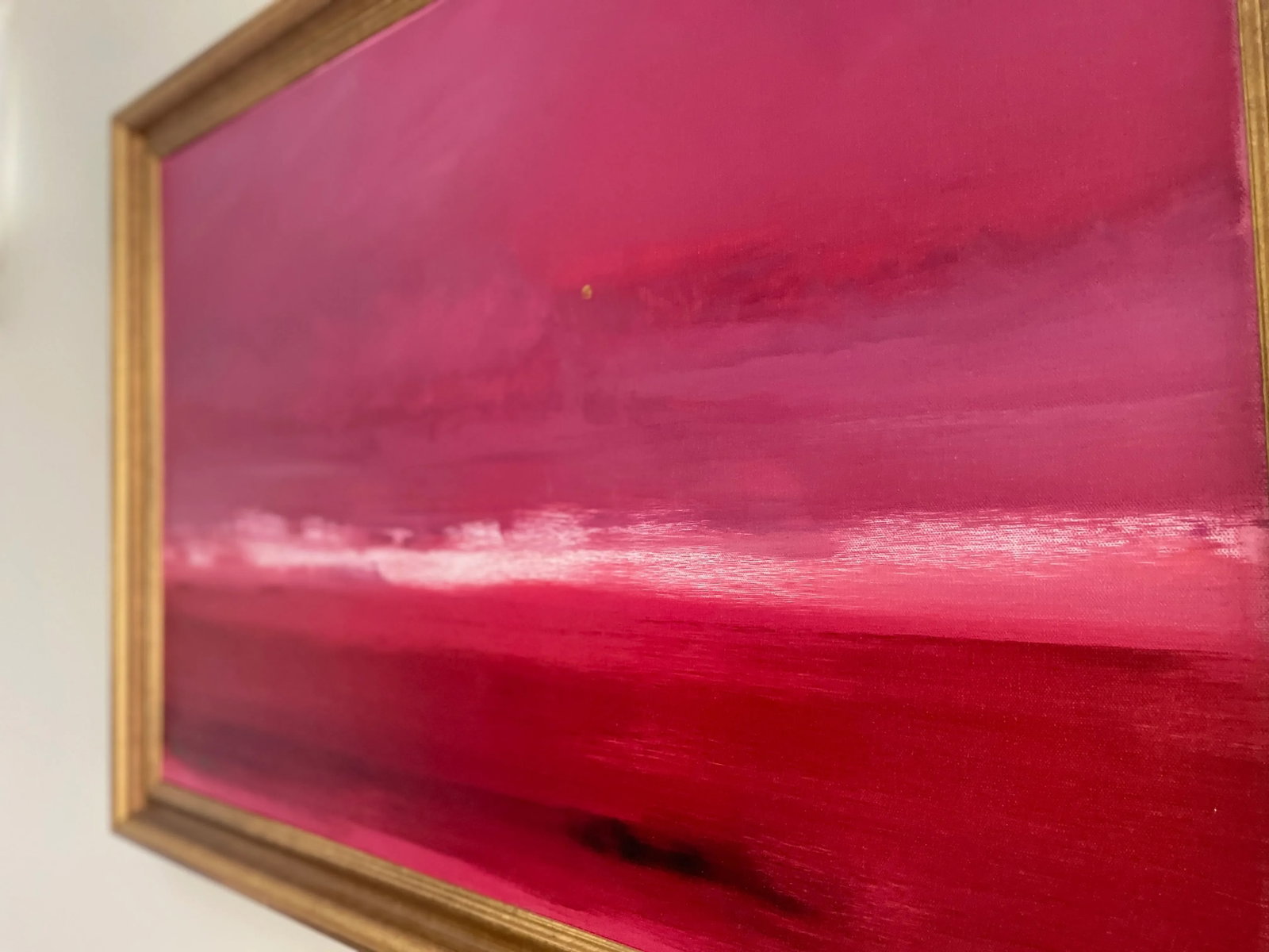 Barry Lantz Original Painting "Raspberry" Acrylic on Canvas - 4