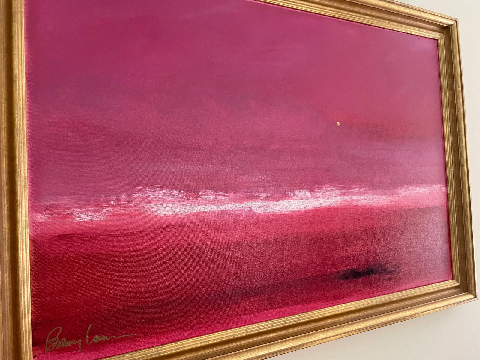 Barry Lantz Original Painting "Raspberry" Acrylic on Canvas - 5