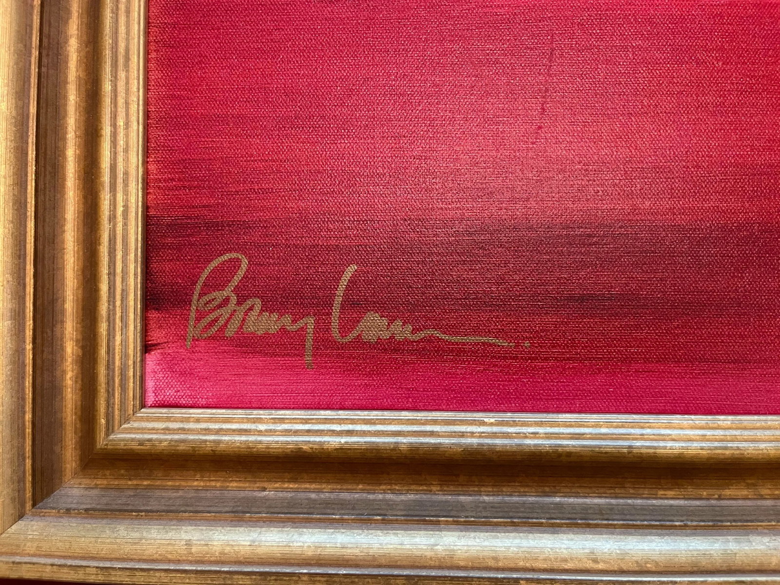 Barry Lantz Original Painting "Raspberry" Acrylic on Canvas - 7