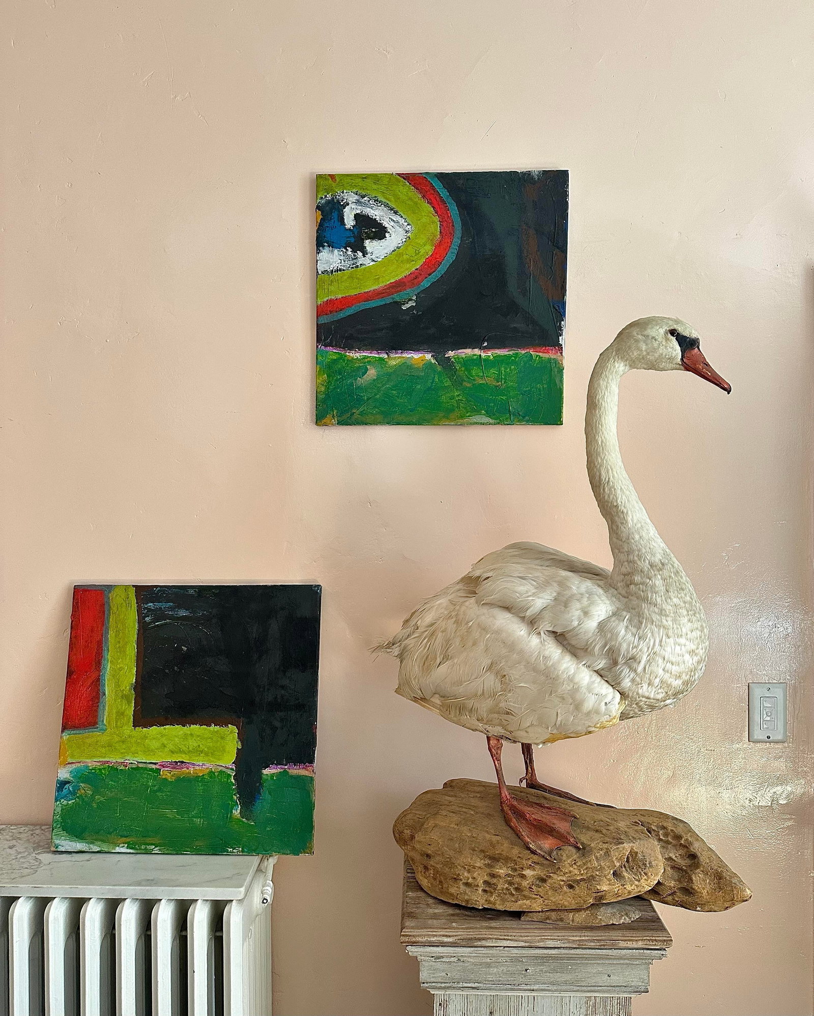 Modern Abstract Diptych on Canvas - 3