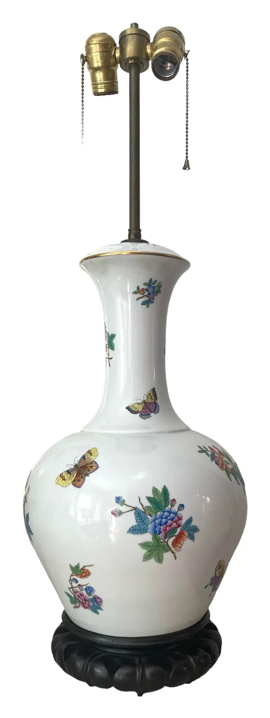 Vintage Herend Queen Victoria Lamp - 13