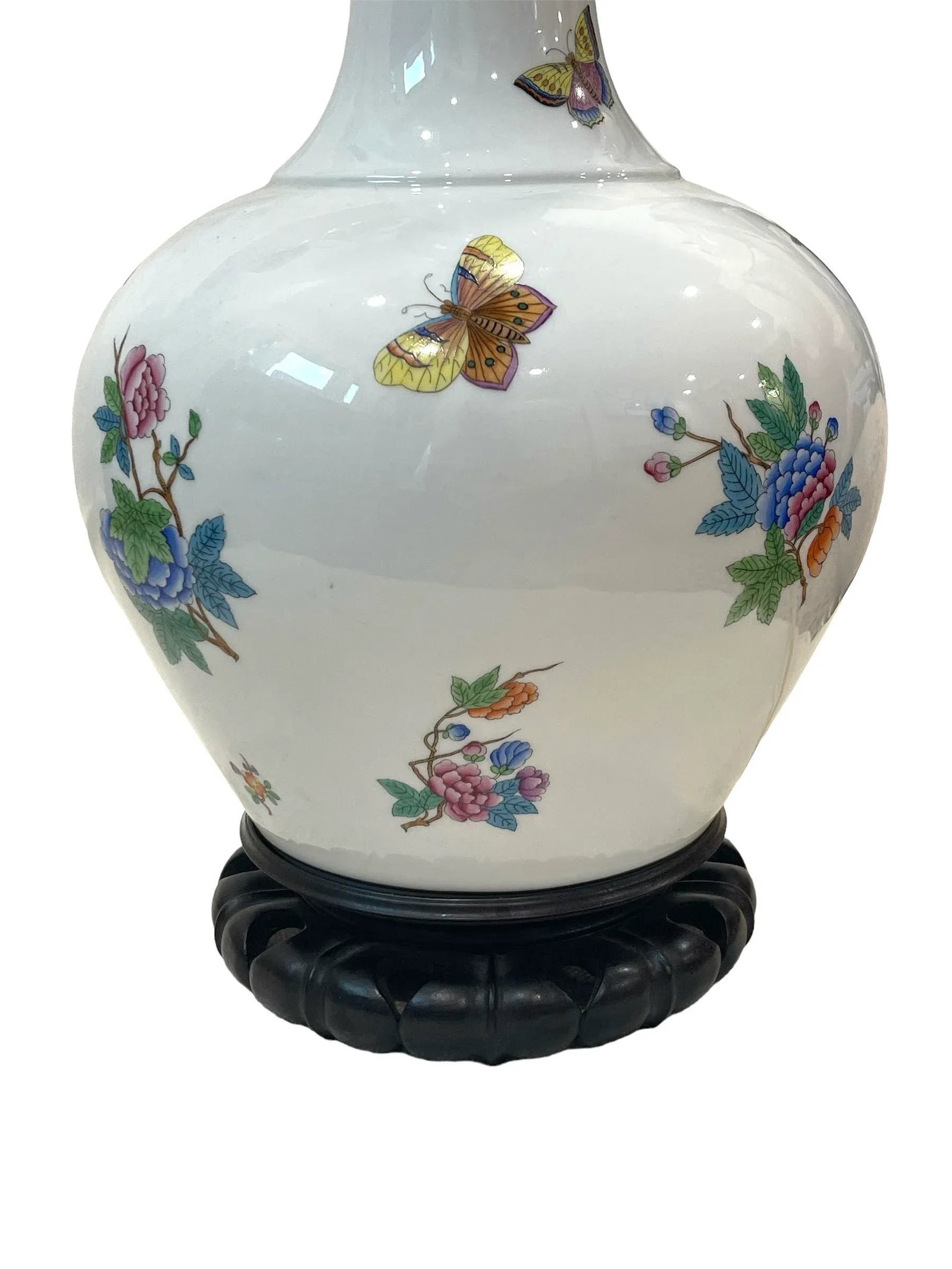 Vintage Herend Queen Victoria Lamp - 7