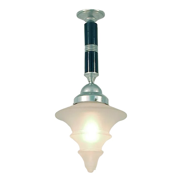 1930s French Art Deco-Moderne Lighting Fixture With Machine Age Look (1 of 4)