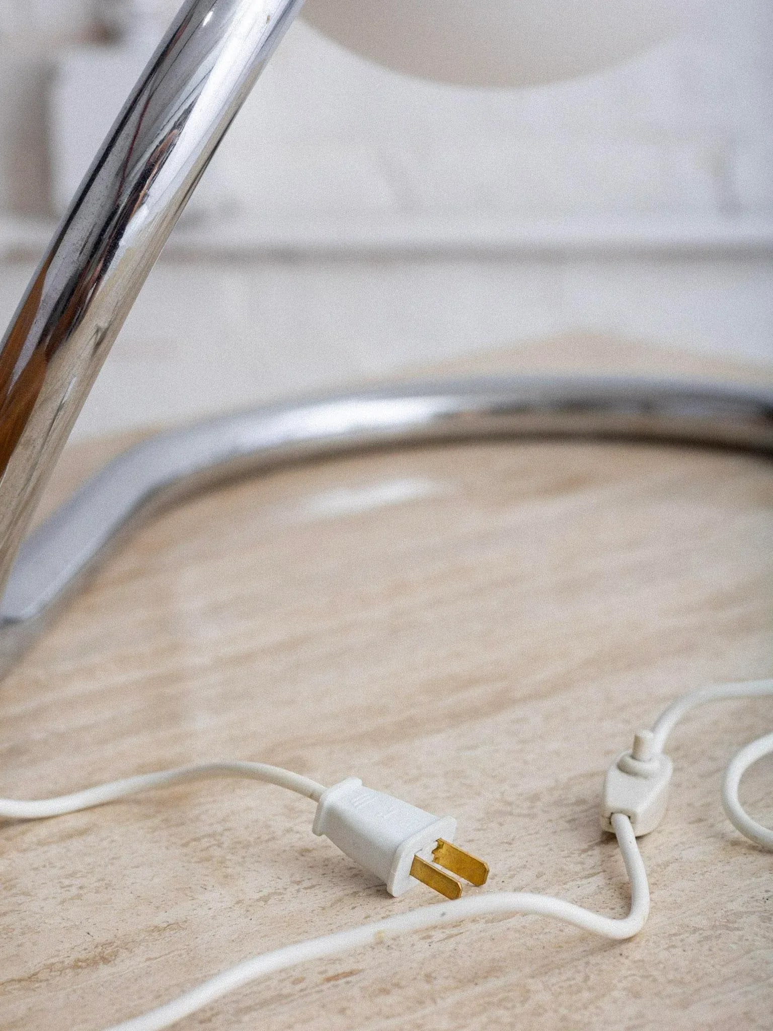 Stilux Chrome and Glass Table Lamp - 11