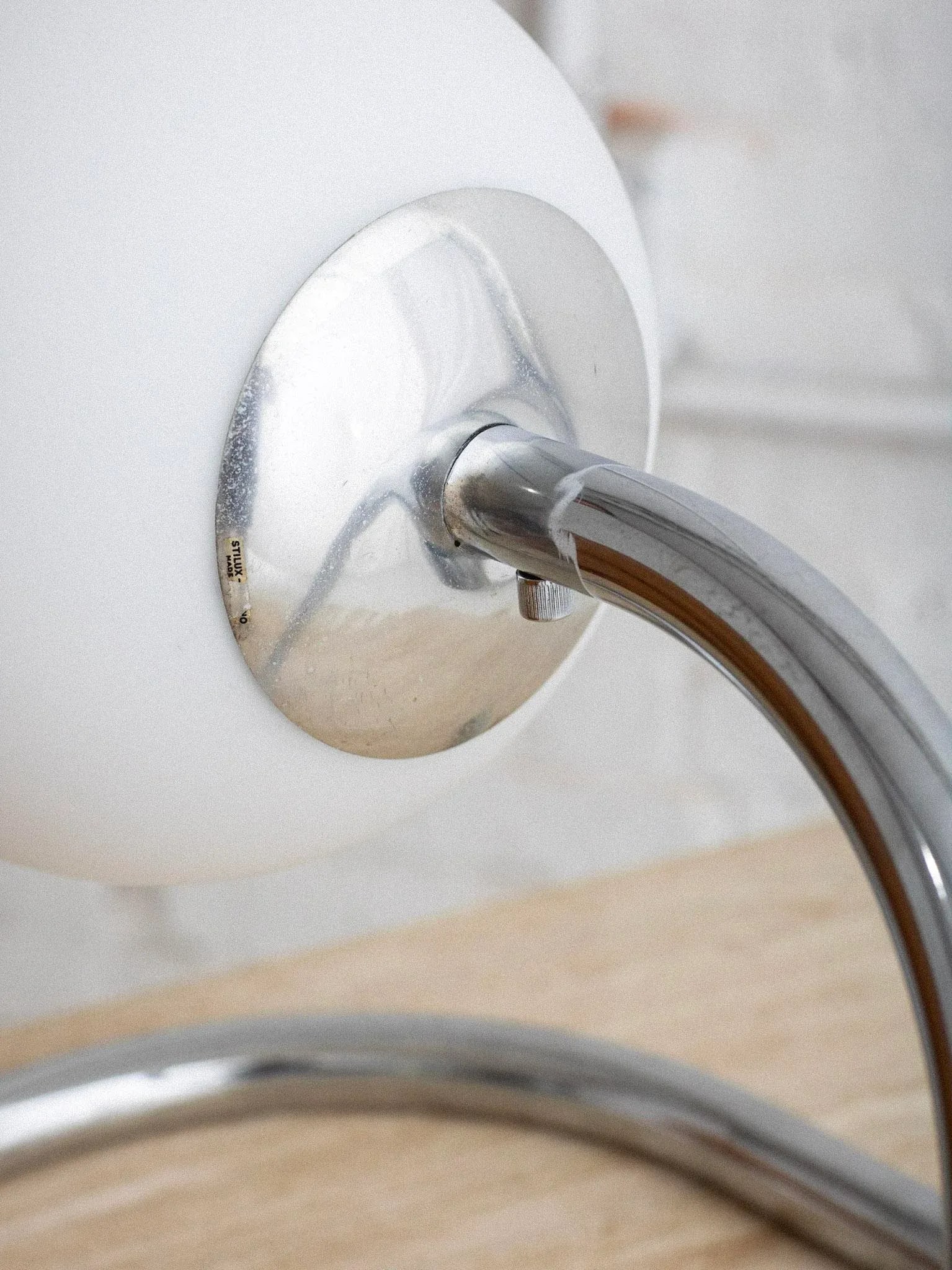 Stilux Chrome and Glass Table Lamp - 9