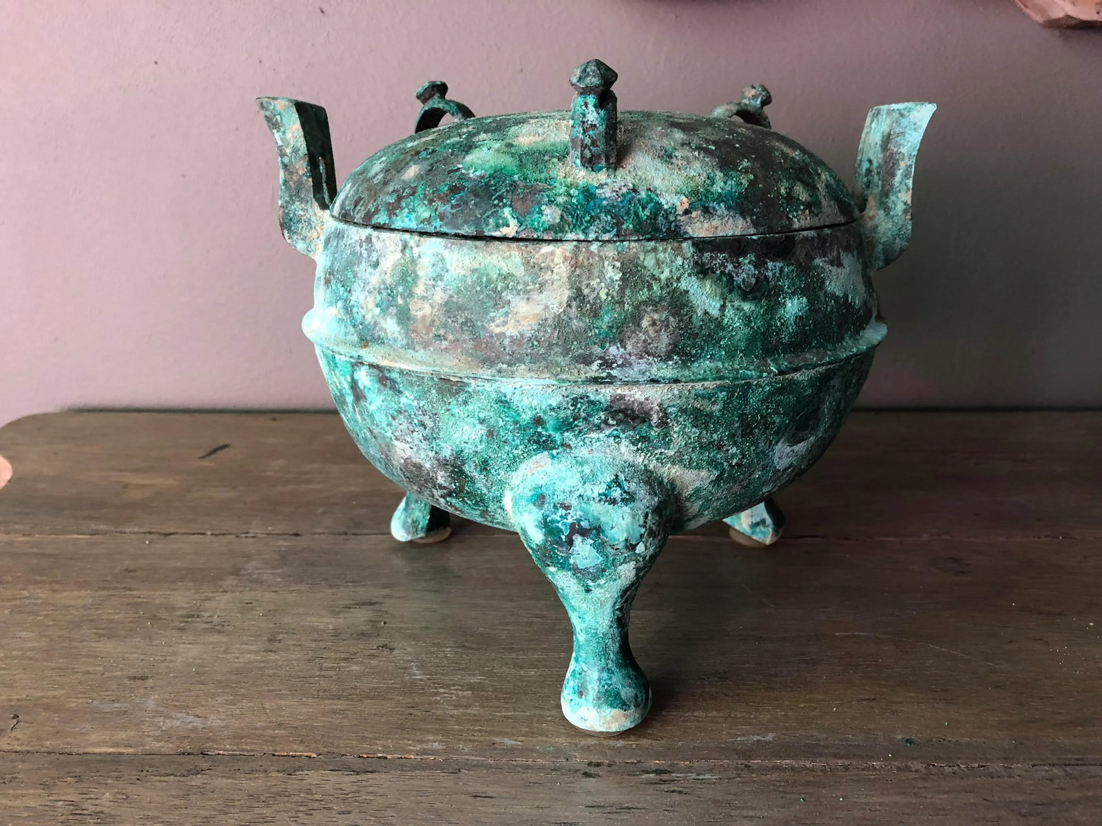 15th Century Figurative Han Dynasty Bronze Pot - 10