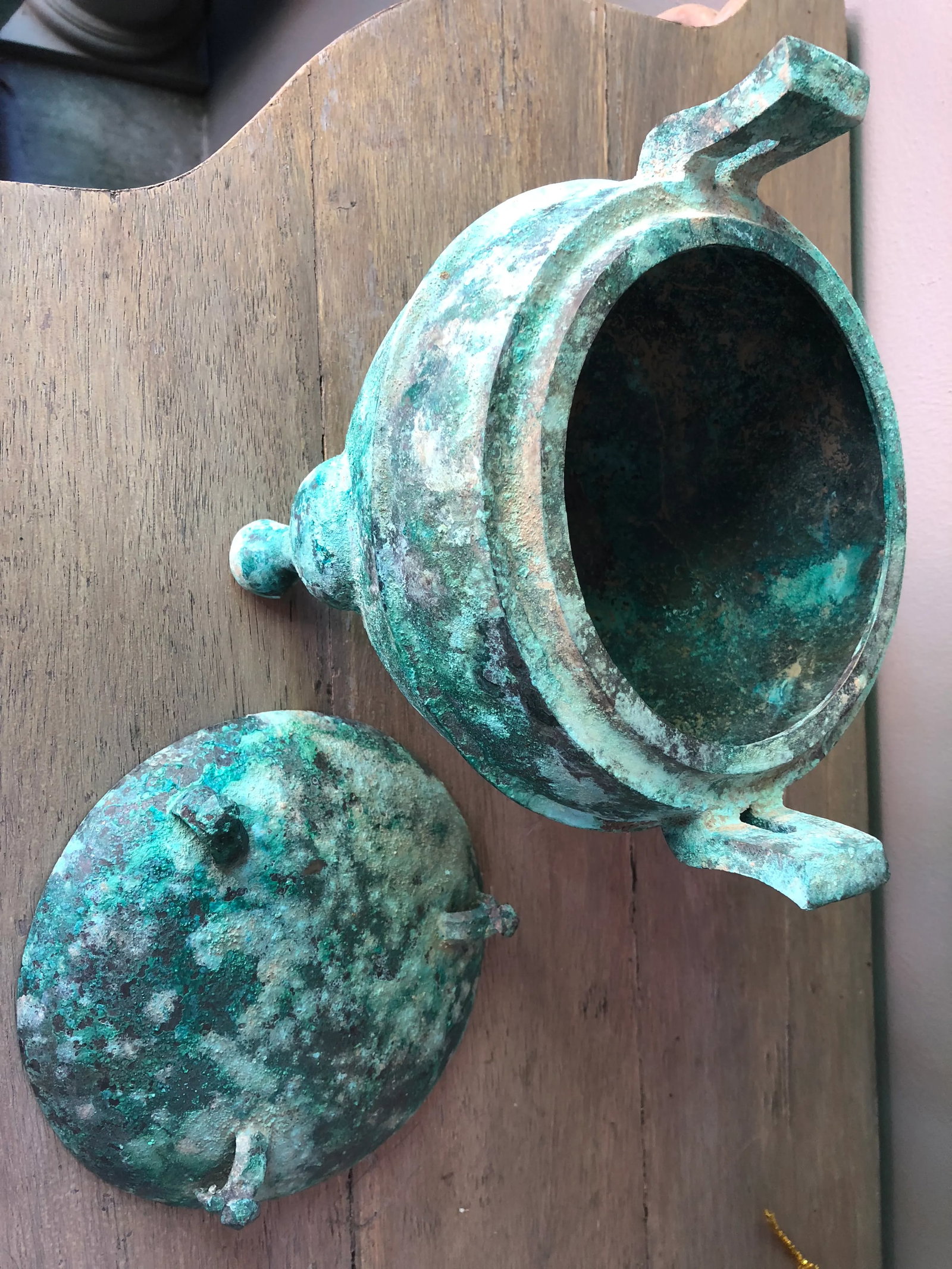 15th Century Figurative Han Dynasty Bronze Pot - 8