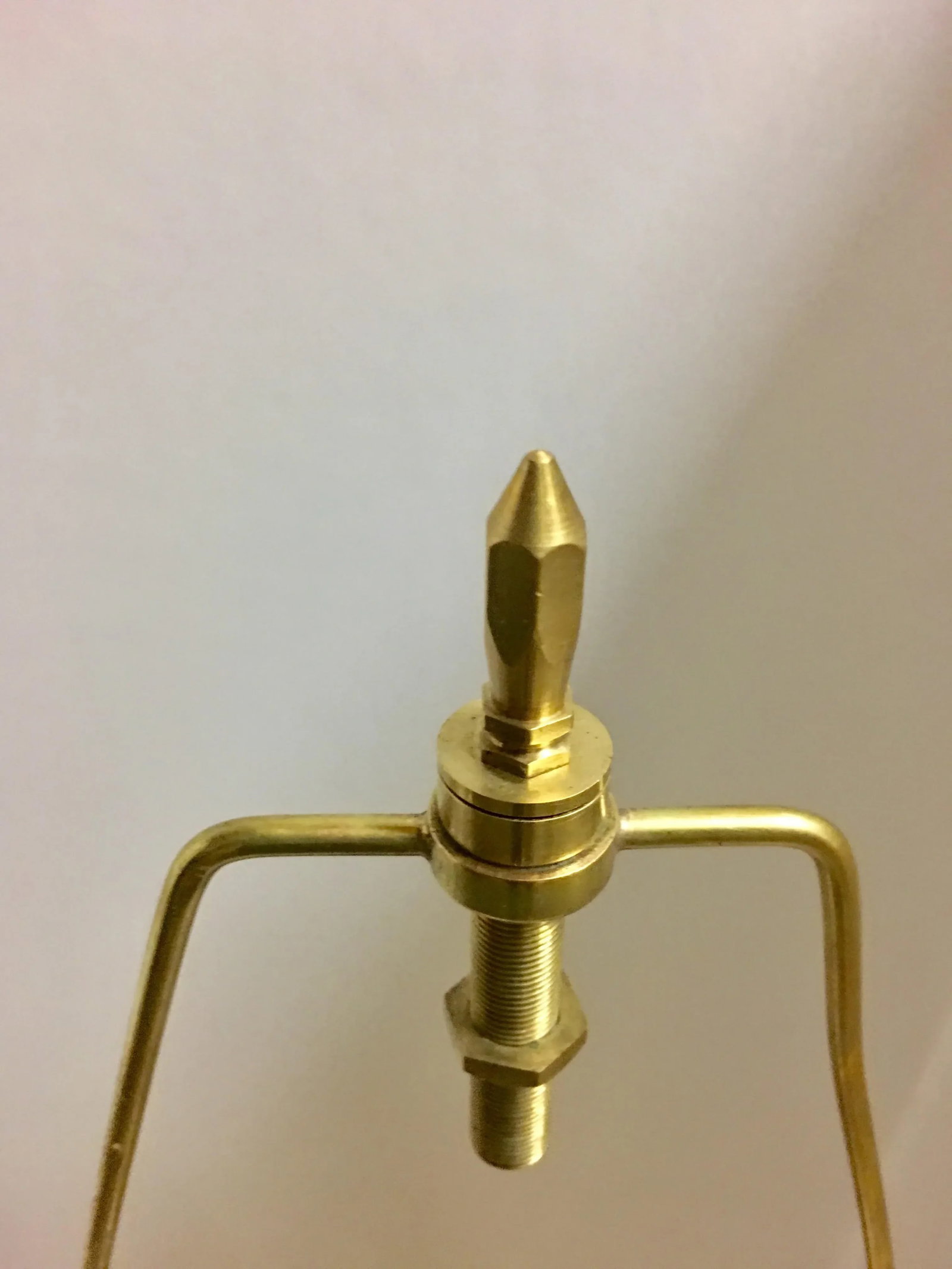 Hollywood Regency Mid-Century Brass Lamps - a Pair - 8