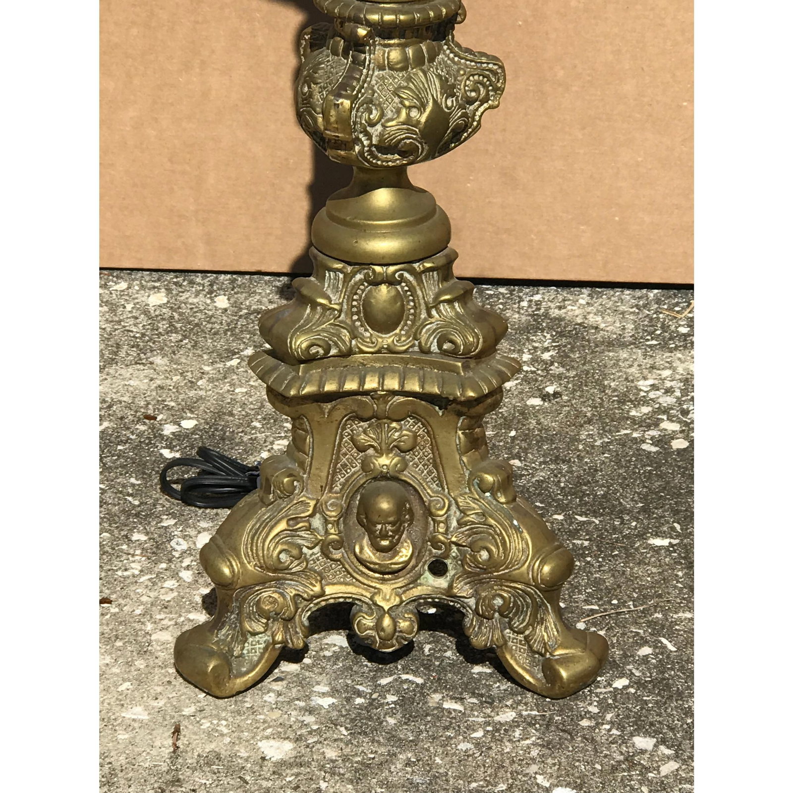 19th Century Bronze Candlestick Lamps - A Pair - 3