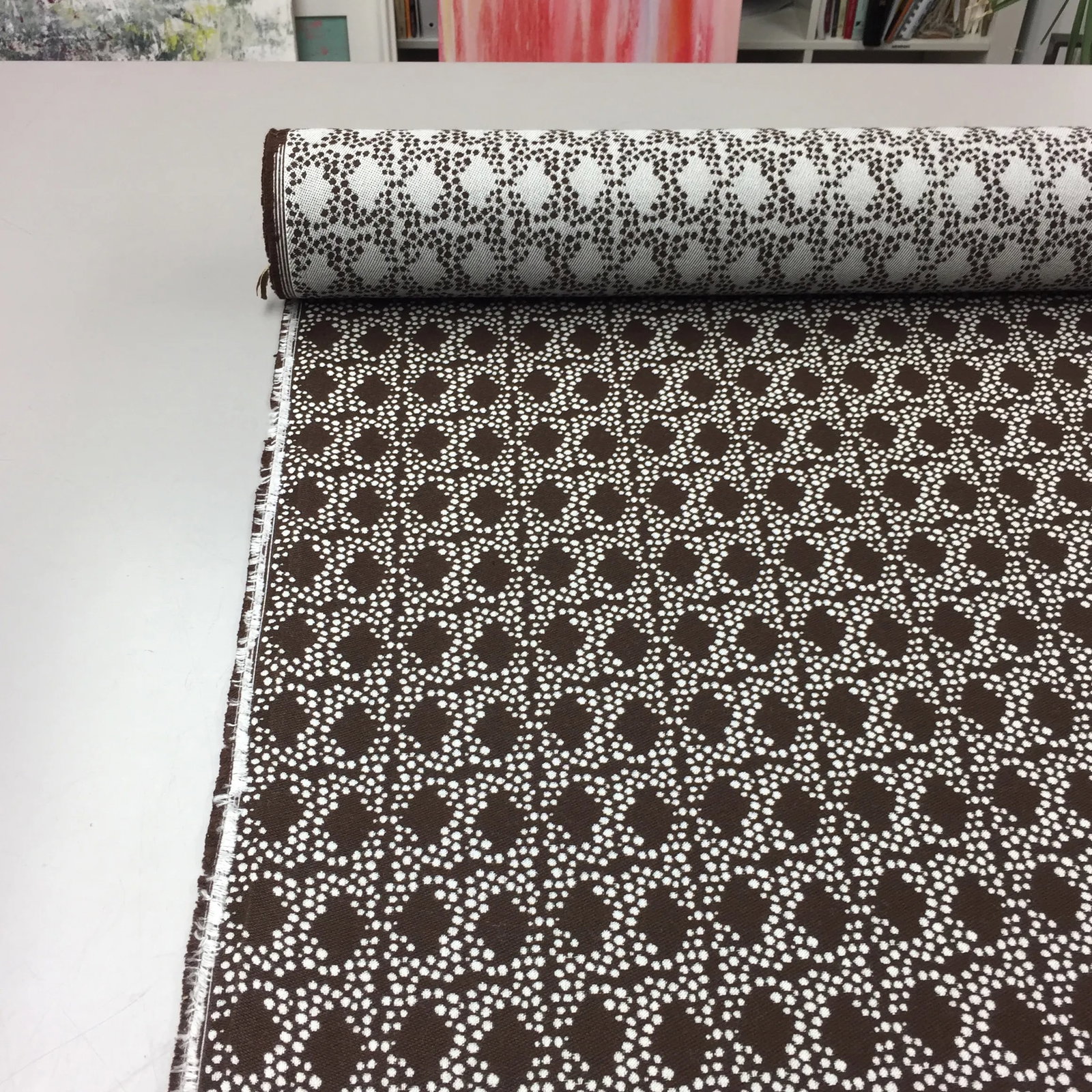 Outdoor Scalamandre Pebbles Expresso Fabric - 5 Yards - 5