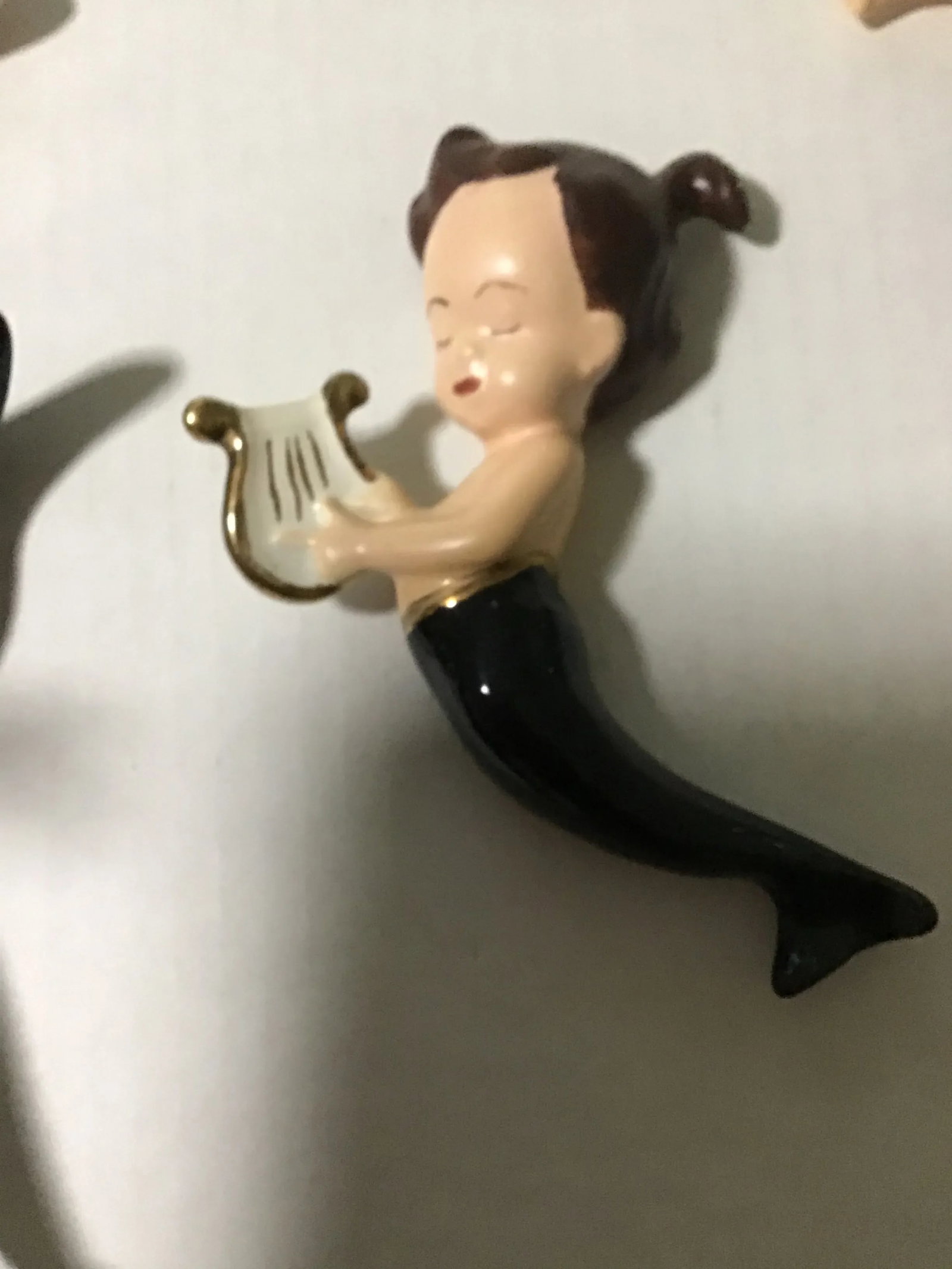 1960s Palm Beach Coastal Mermaid Wall Hanging- Set of 4 - 5