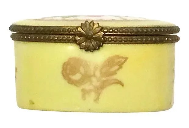 Antique Porcelain Rose Limoges Box - 3
