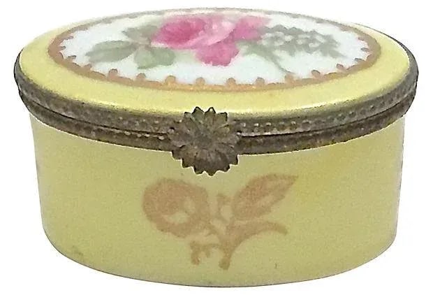 Antique Porcelain Rose Limoges Box - 5