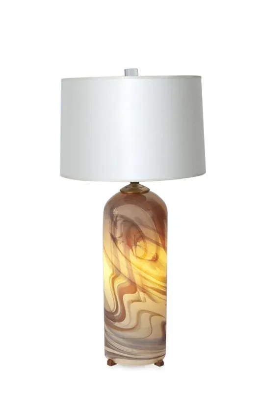 Vintage Murano Glass Lamp W/ Nightlight - 2