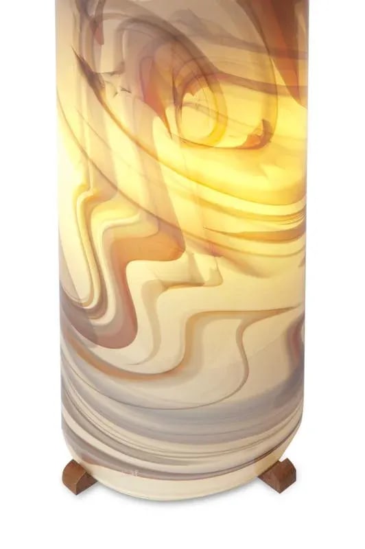 Vintage Murano Glass Lamp W/ Nightlight - 4