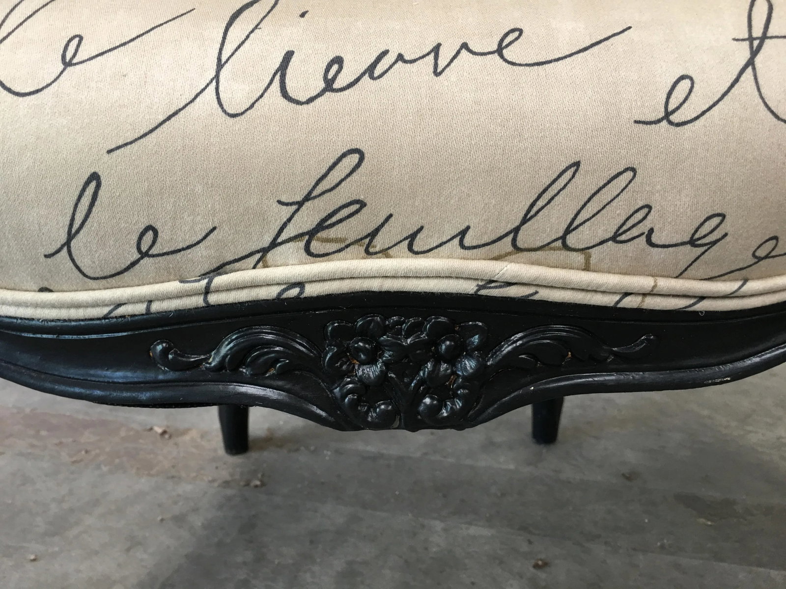 19th Century Louis XV Style Tan Upholstered Arm Chairs - a Pair - 8