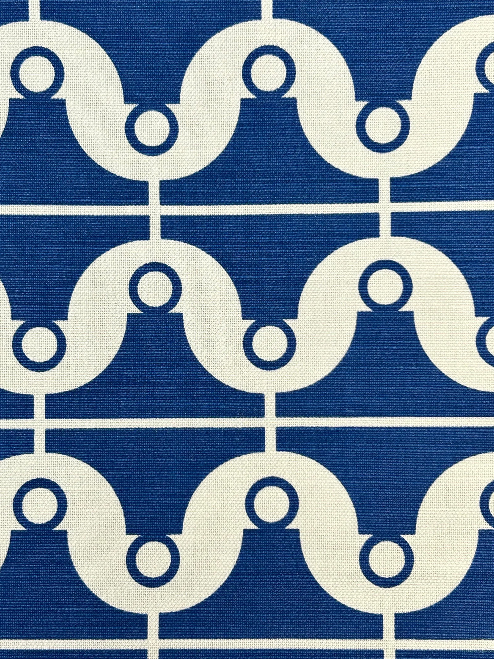 Schumacher "London Bridge" Linen Print- 2.5 Yards - 2