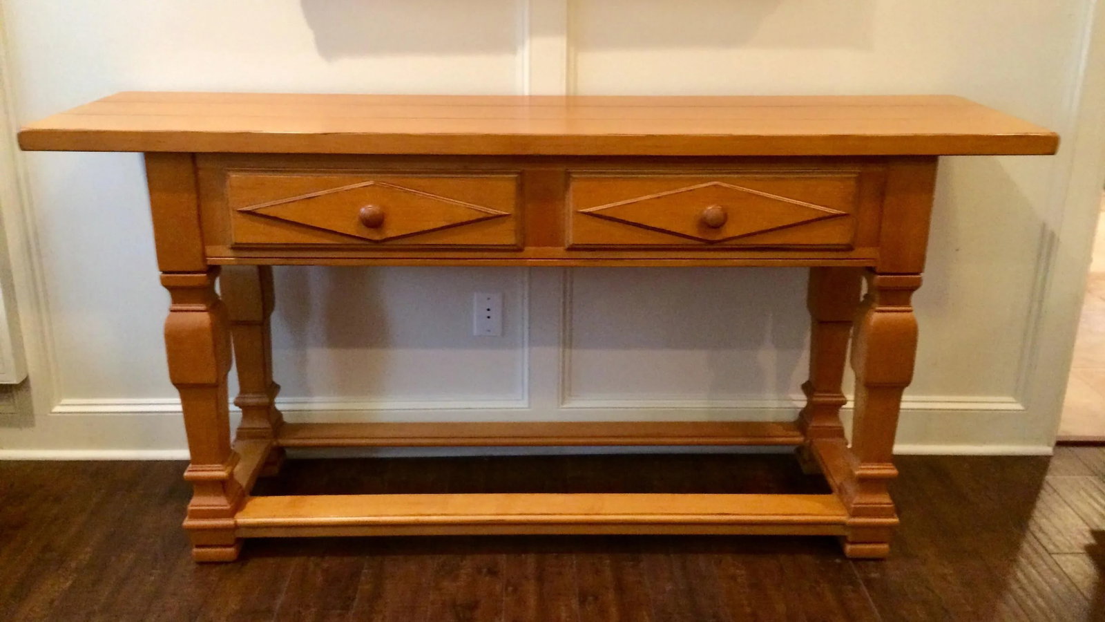 Drexel Traditional Maple Console - 10