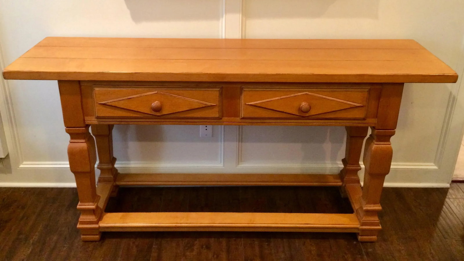 Drexel Traditional Maple Console - 2