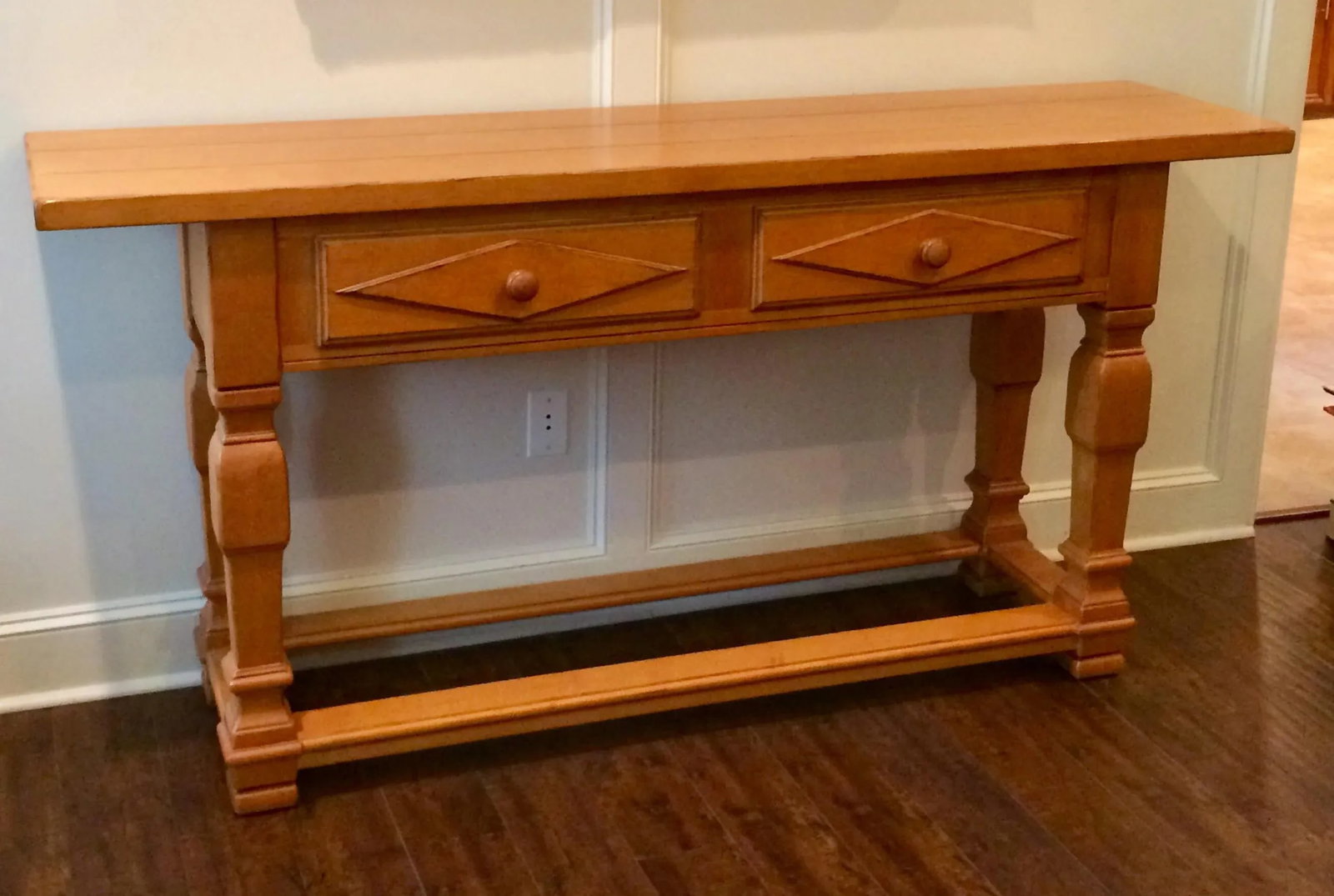 Drexel Traditional Maple Console - 3