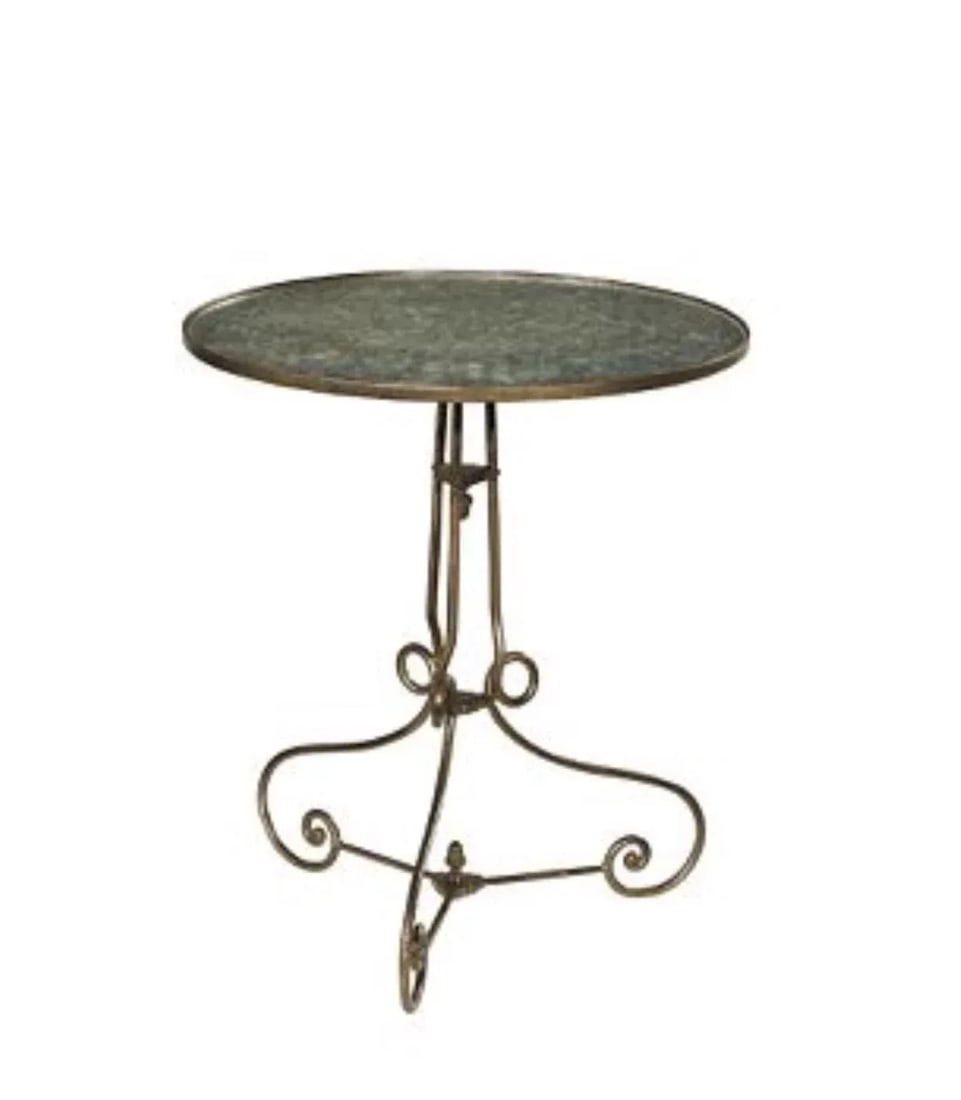 Transitional Hickory Chair Venice Side Table - 5