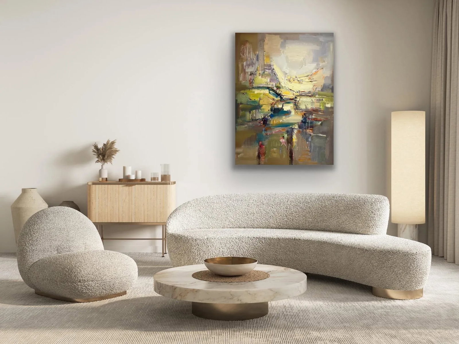 Contemporary Abstract Original Oil Painting - 11