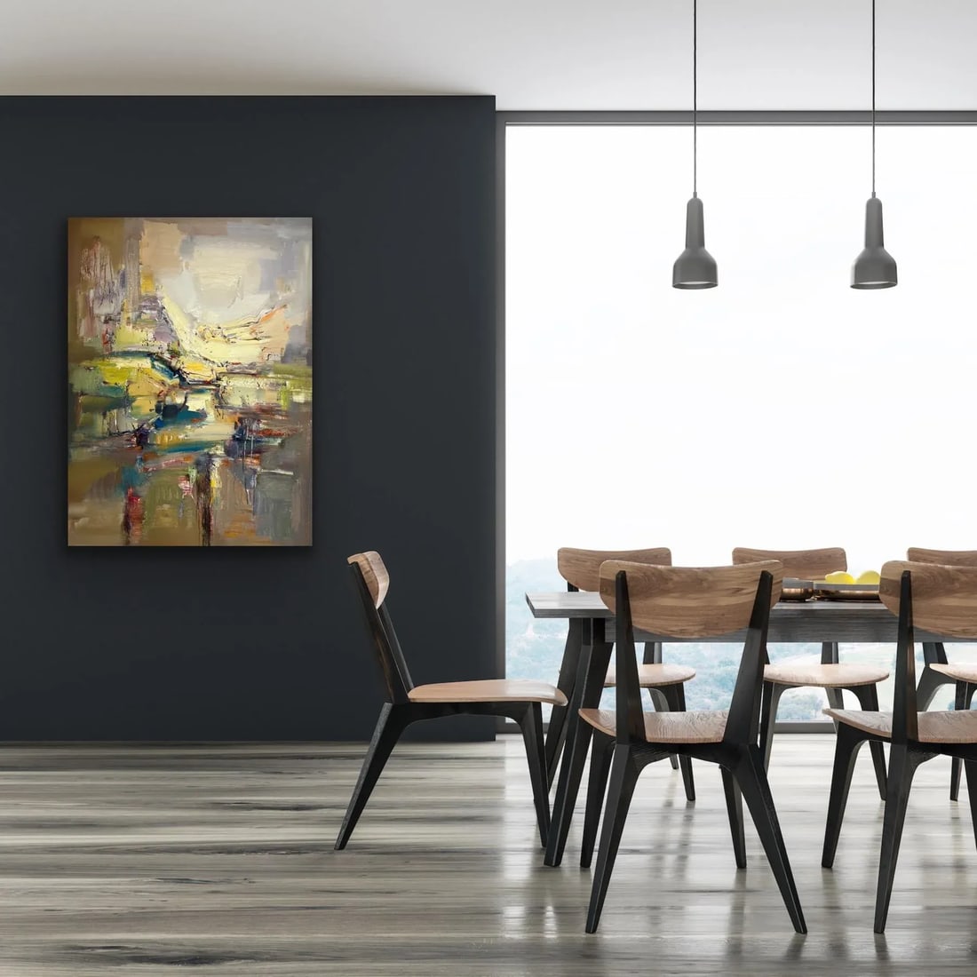 Contemporary Abstract Original Oil Painting - 4