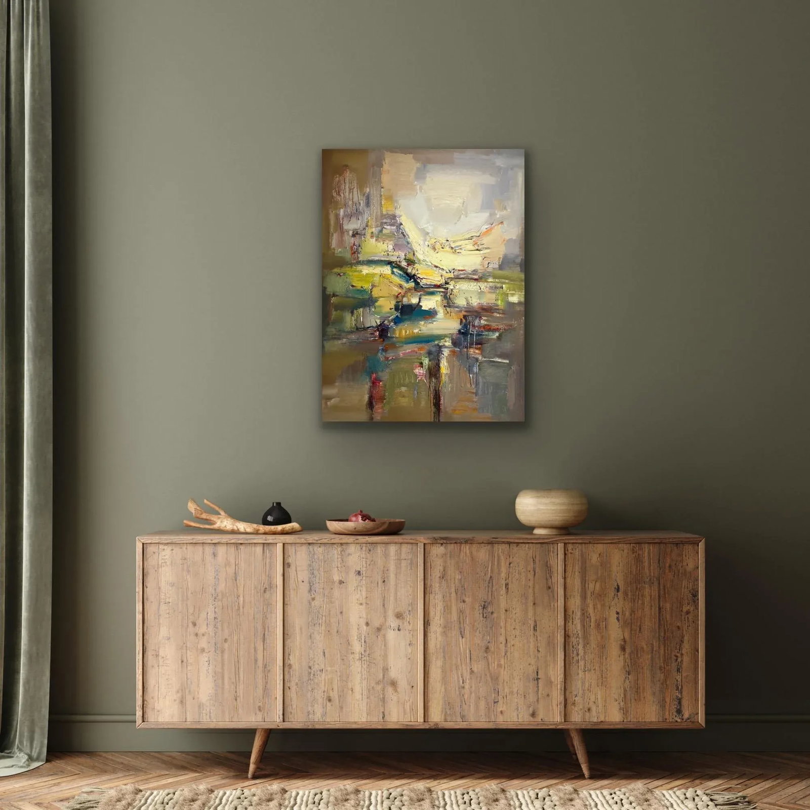 Contemporary Abstract Original Oil Painting - 5