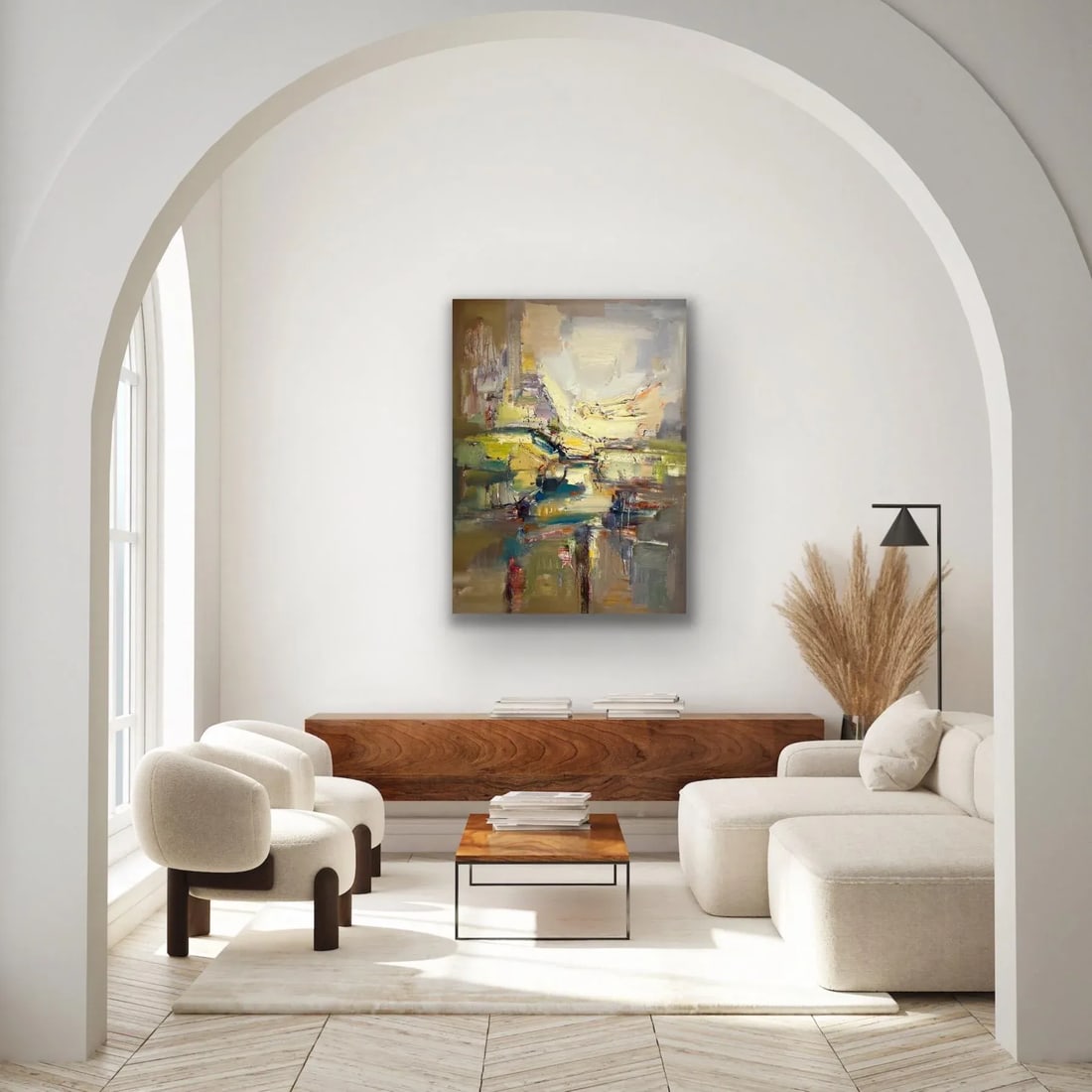 Contemporary Abstract Original Oil Painting - 6