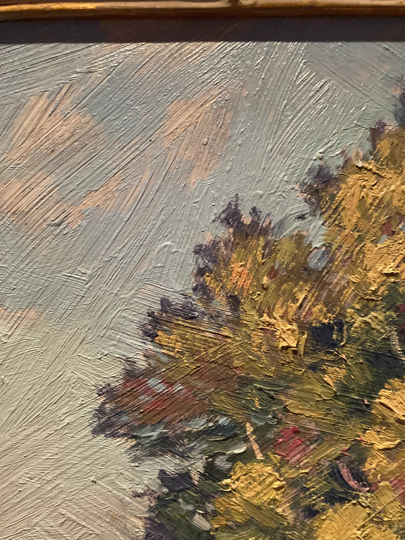 Anthony Buchta Mid-Century Landscape Painting, Framed - 2