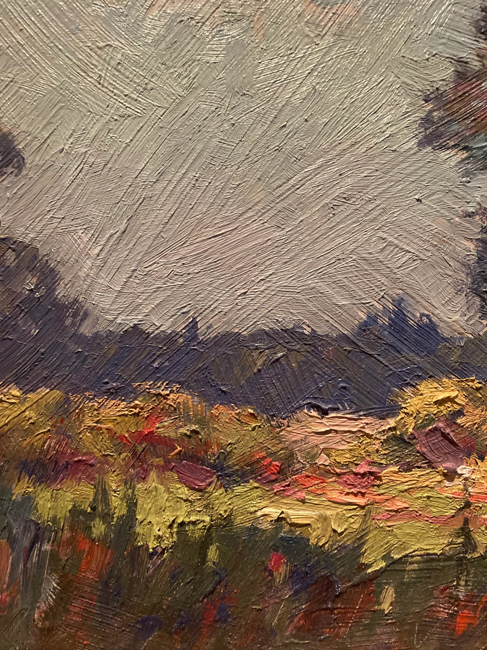 Anthony Buchta Mid-Century Landscape Painting, Framed - 3