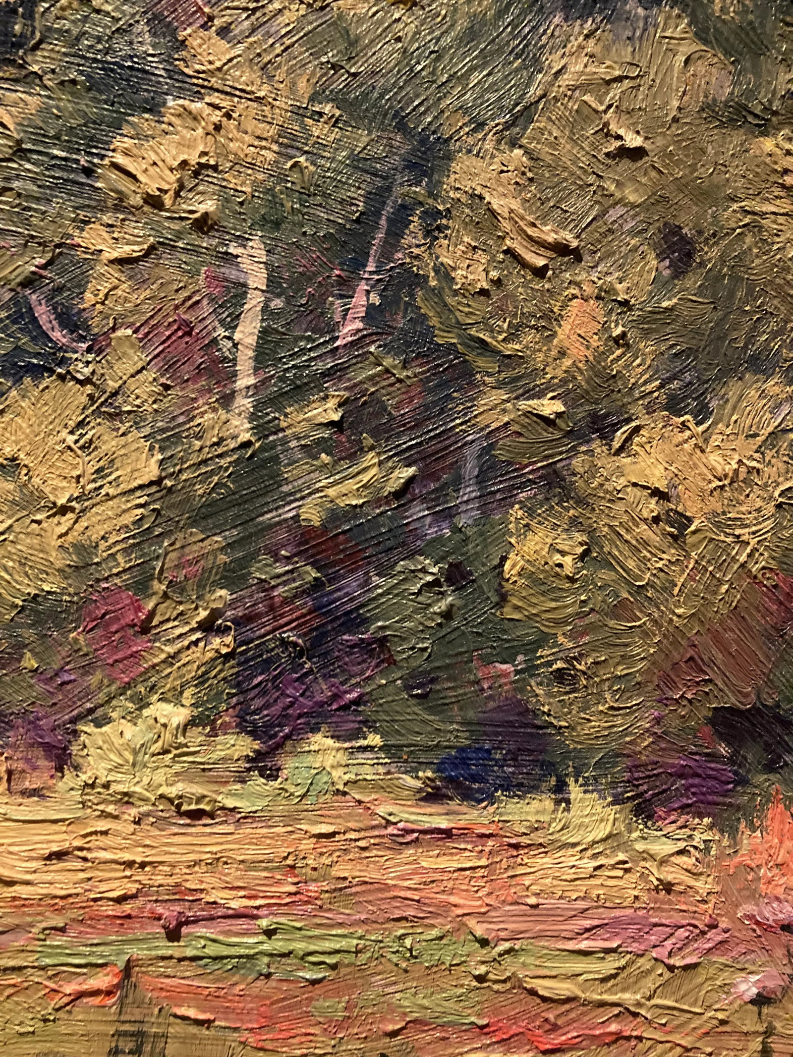 Anthony Buchta Mid-Century Landscape Painting, Framed - 4