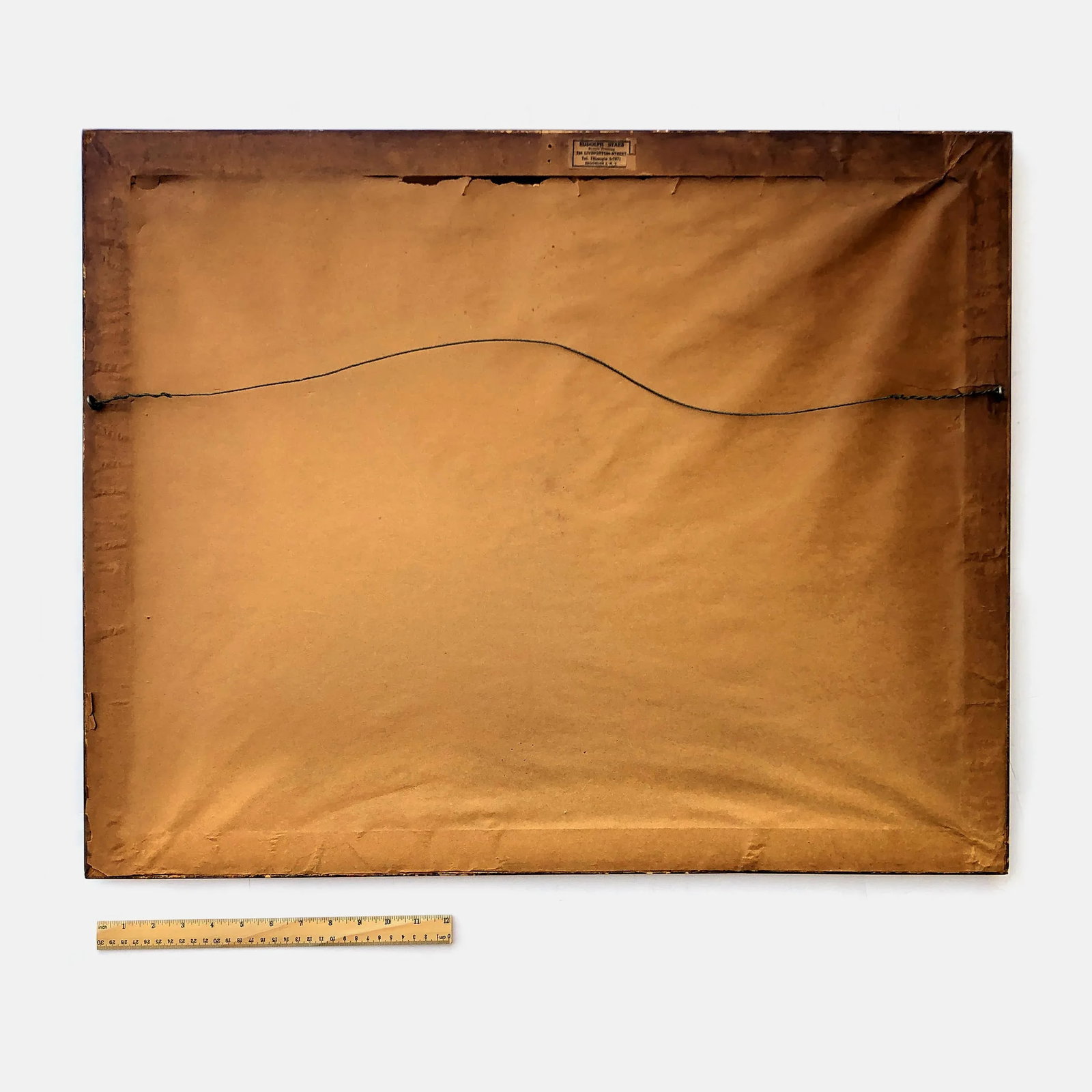 Mid 20th Century Forest Painting With Hand Carved Gold Frame - 3