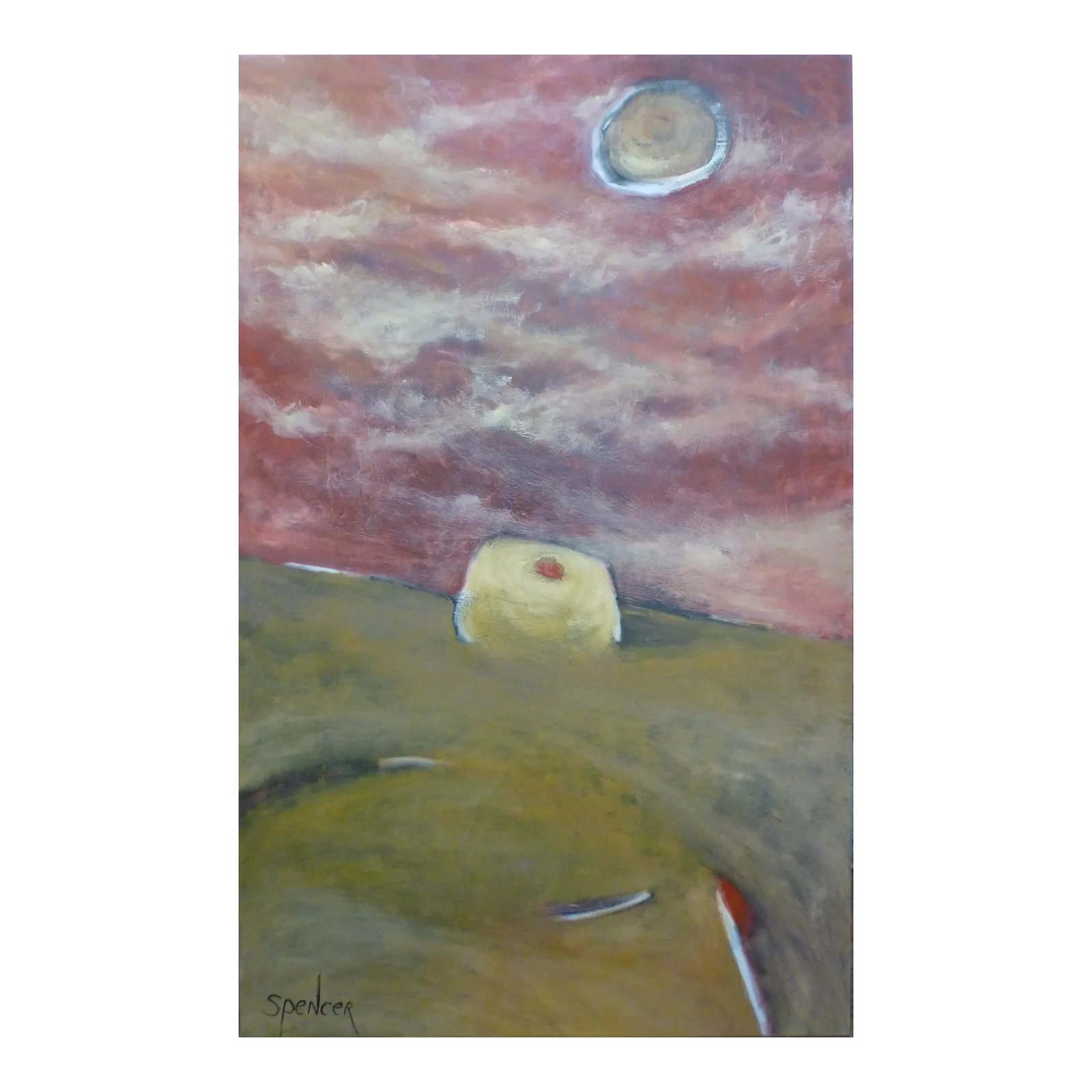 "Mother Earth" Large Expressionistic Oil Painting by Scott Spencer (1 of 6)