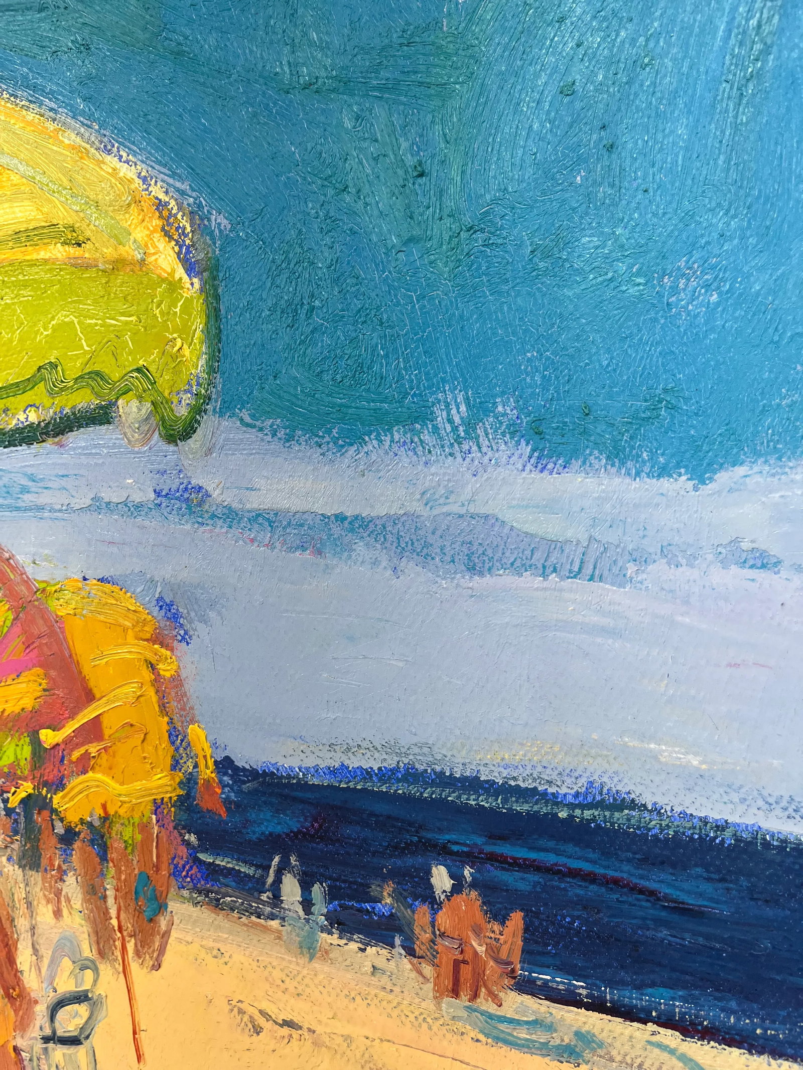 Impressionistic Seascape Original Oil Painting - 8