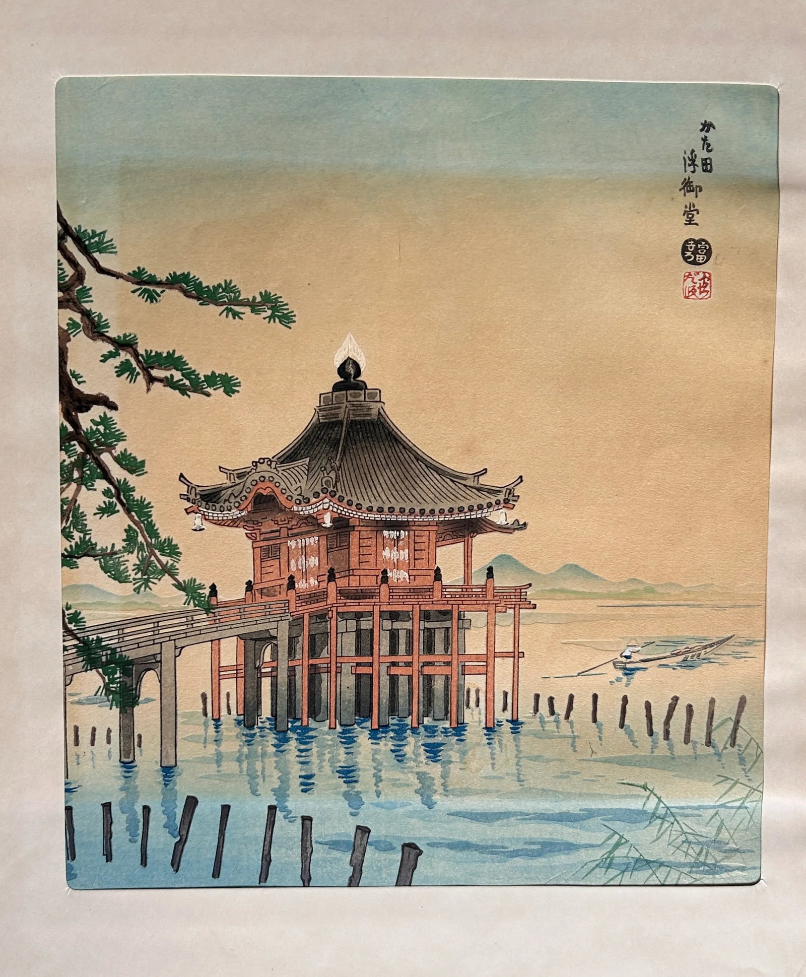 Tokoriki Set of 6 Vintage Japanese Woodblock Prints - 6