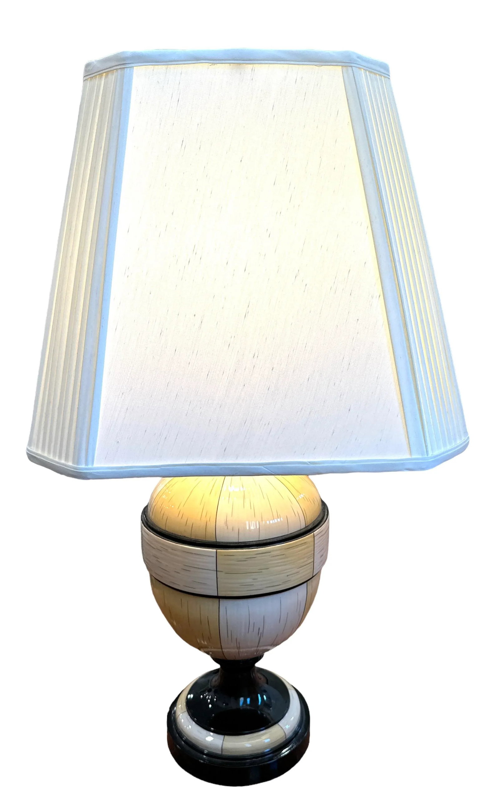 Jean Rogers Style Faux Ivory Lamp - 2