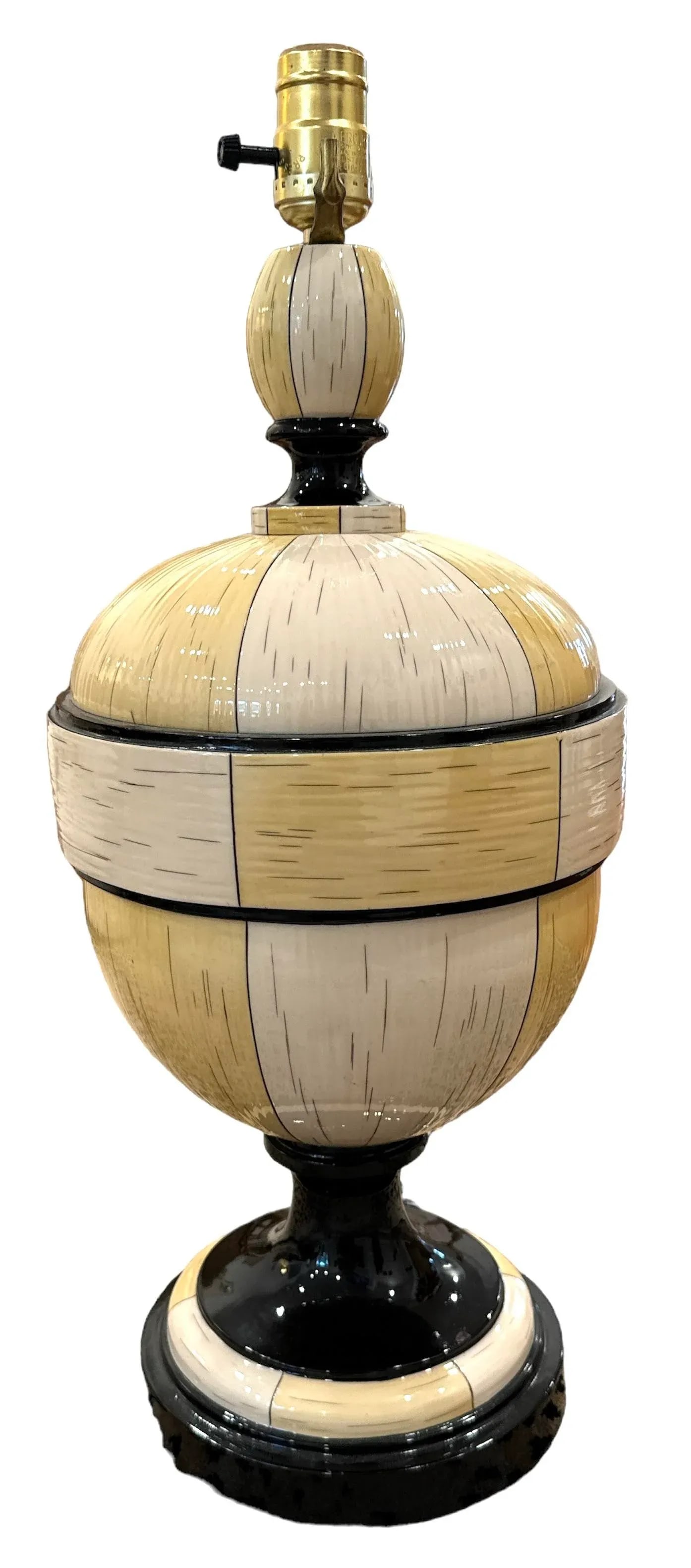 Jean Rogers Style Faux Ivory Lamp - 3