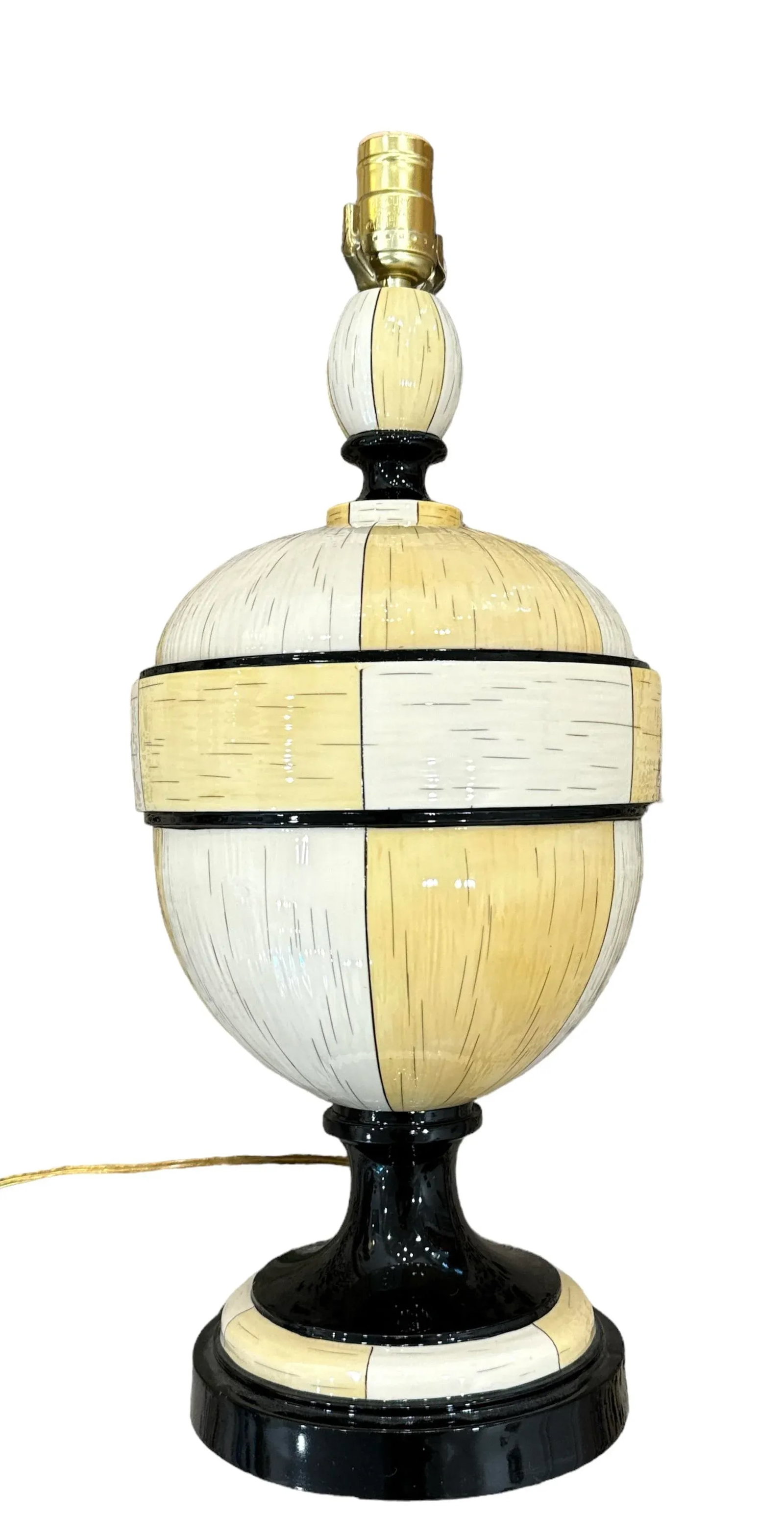 Jean Rogers Style Faux Ivory Lamp - 4