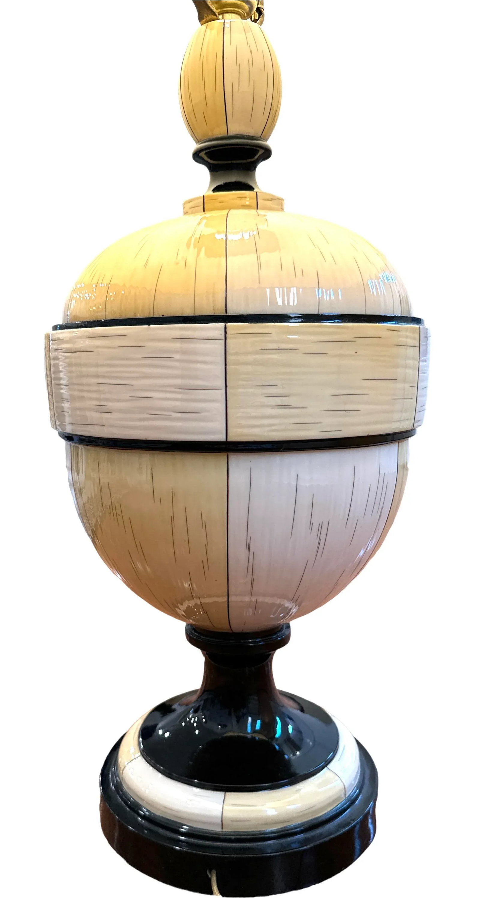 Jean Rogers Style Faux Ivory Lamp - 8